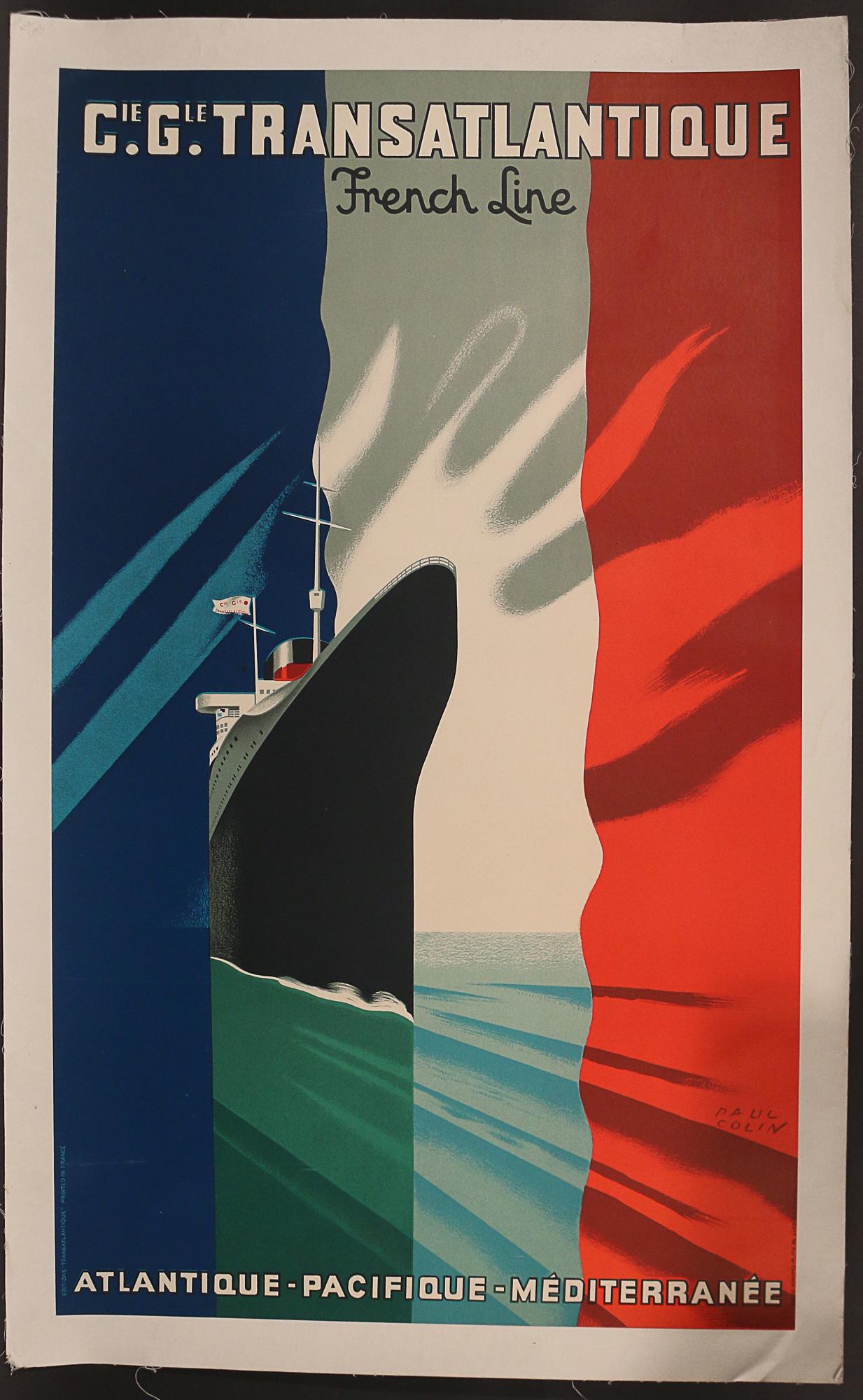 PAUL COLIN (French, 1892-1985), POSTER (1 of 5)