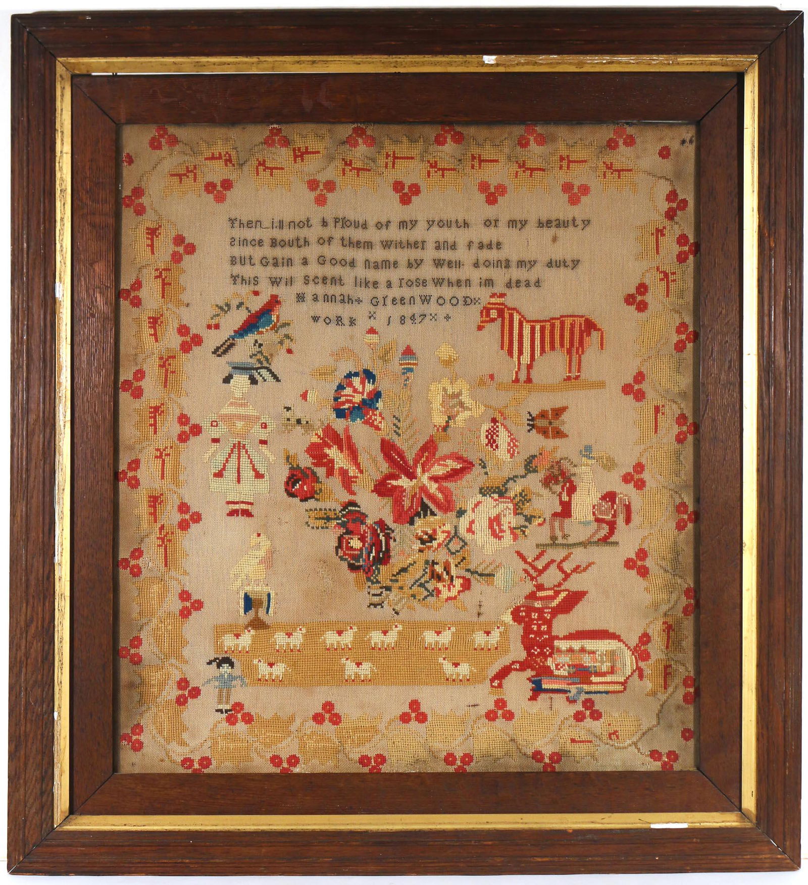 19th CENTURY SAMPLER (1 of 7)