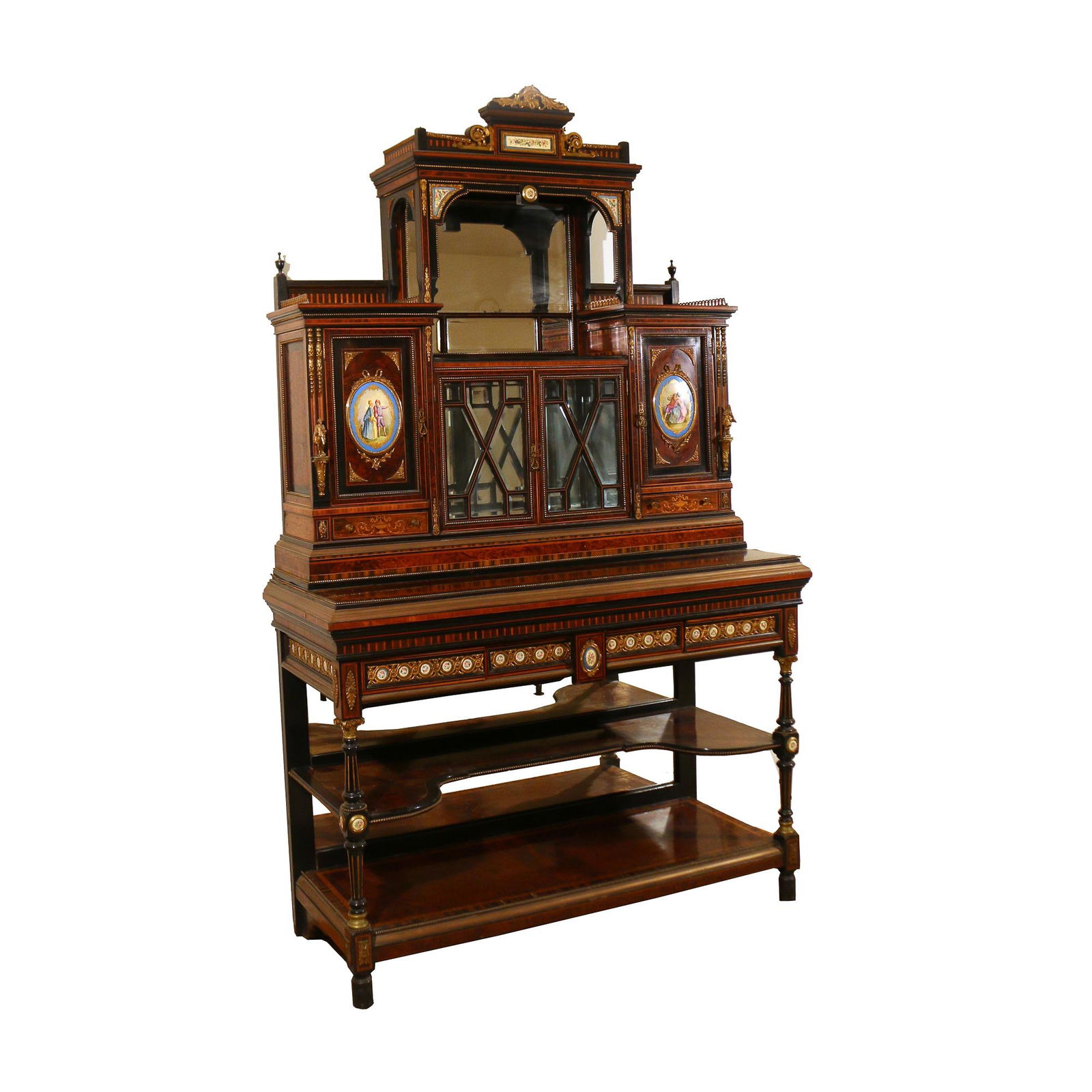 RENAISSANCE REVIVAL CABINET-ON-STAND, C. 1857 (1 of 18)