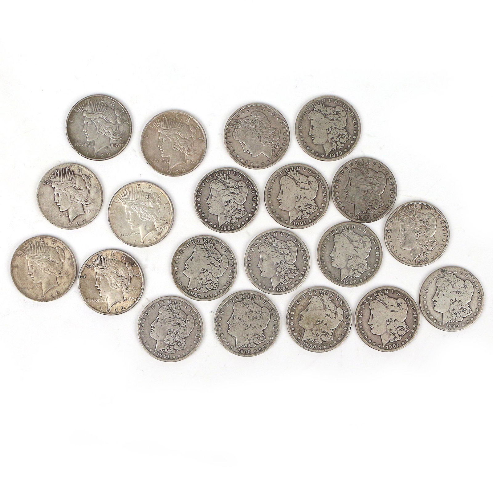 (20pc) SILVER DOLLARS (1 of 8)