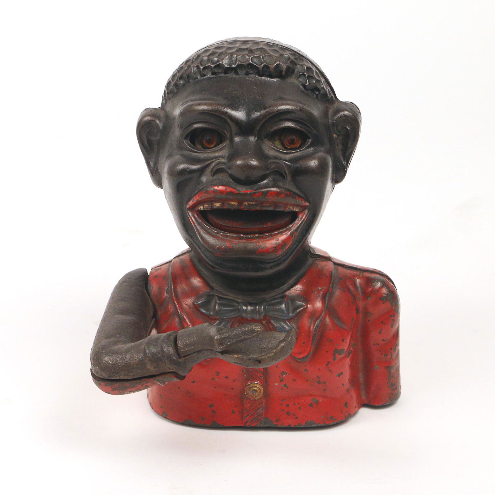 CAST IRON JOLLY MECHANICAL BANK (1 of 8)