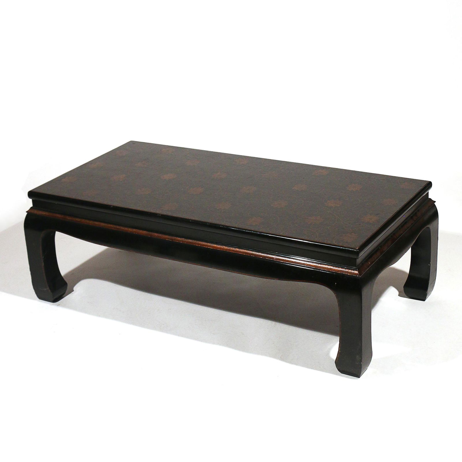 BLACK LACQUER LOW TABLE (1 of 7)