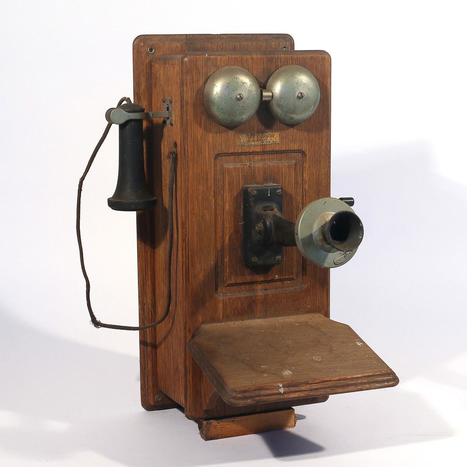 WESTERN ELECTRIC OAK WALL PHONE (1 of 5)