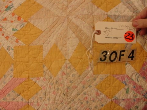 LOT OF 4 VINTAGE QUILTS, 2-QUILTED AND APPLIQUE, IN - 7