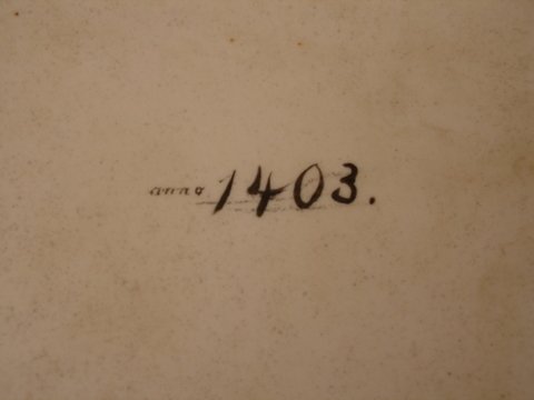 L. 19TH C. GERMAN PORCELAIN PLAQUE OF STREET URCH - 3