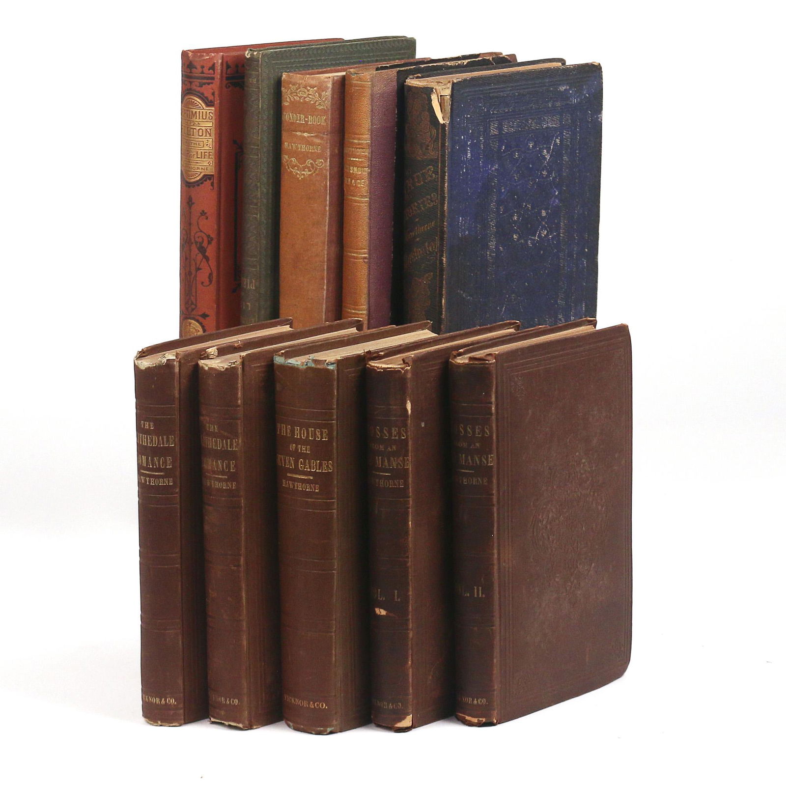 (10vol) NATHANIEL HAWTHORNE FIRST EDITIONS & OTHER (1 of 20)