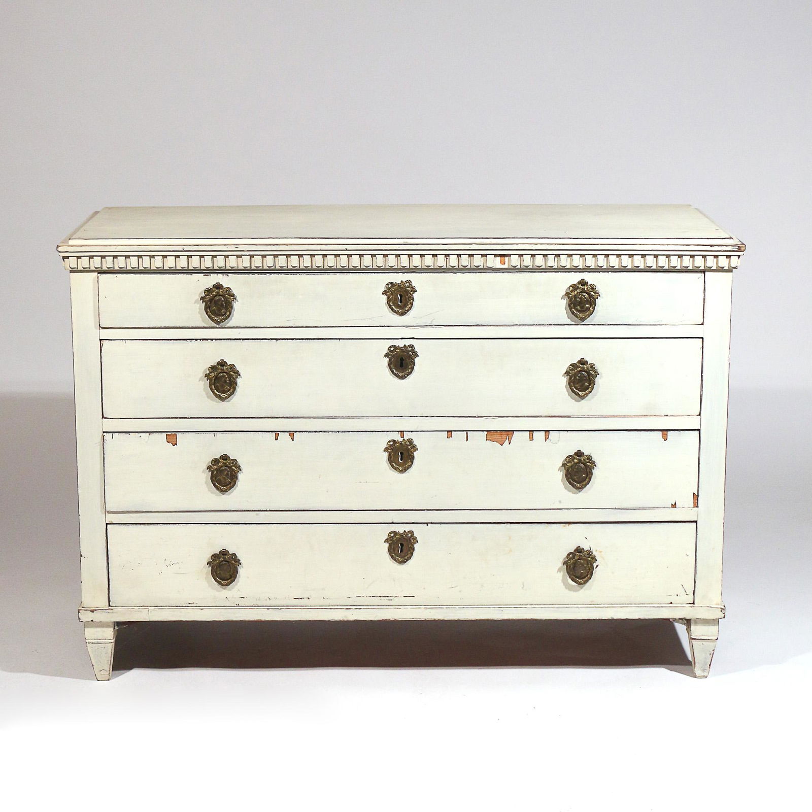 18th CENTURY SWEDISH PAINTED GUSTAVIAN CHEST (1 of 20)