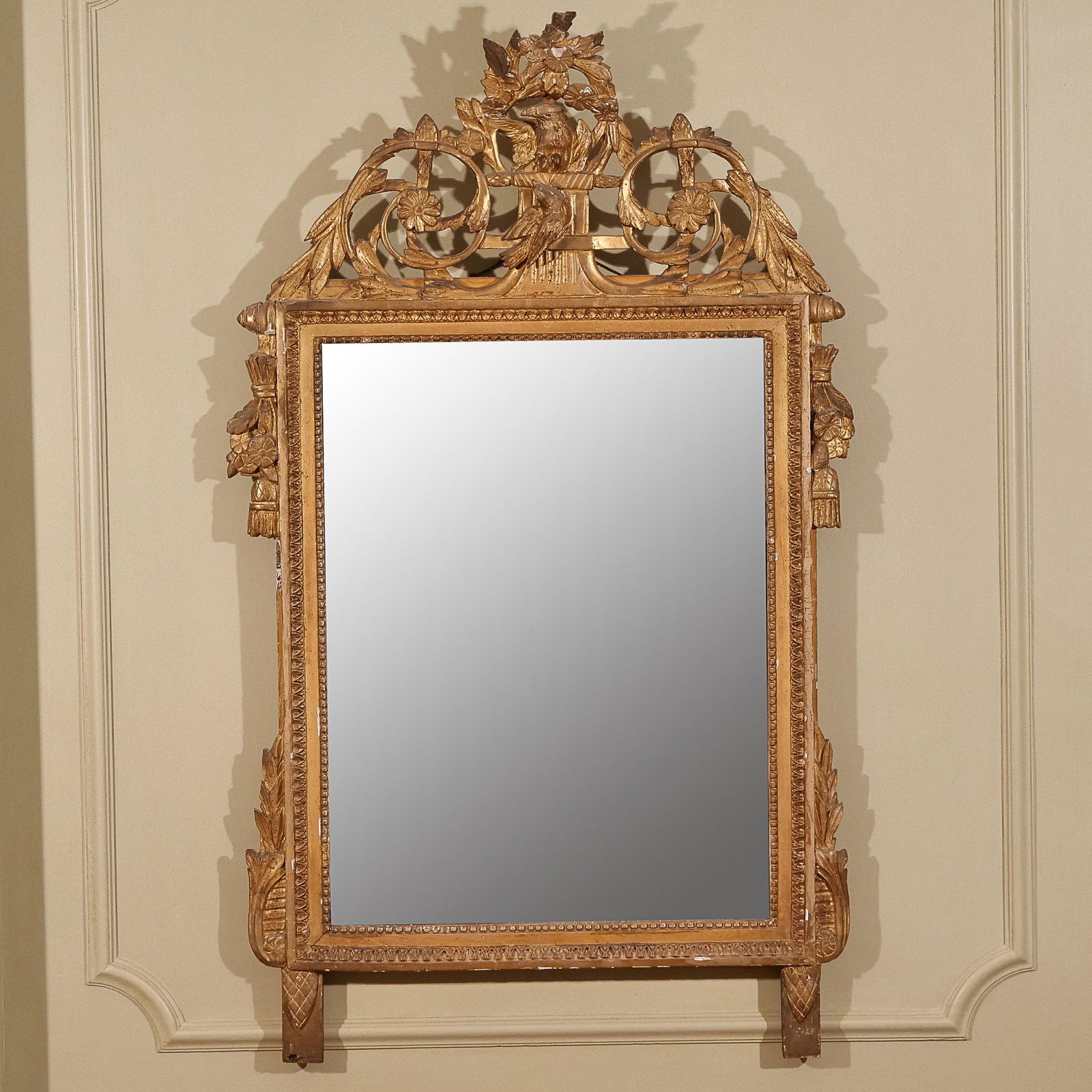 FRENCH GILT WALL MIRROR (1 of 12)