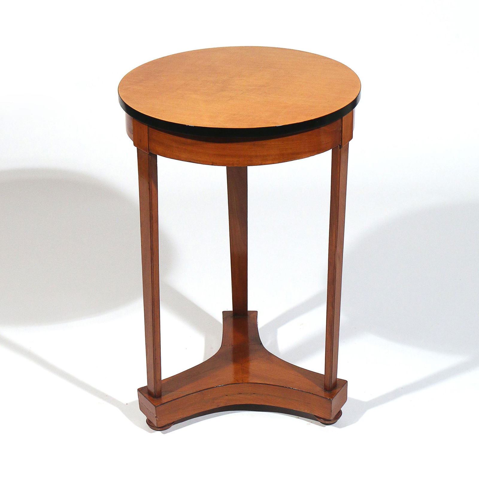 EARLY 19th C. BEIDERMEIER CHERRY GUERIDON TABLE (1 of 10)
