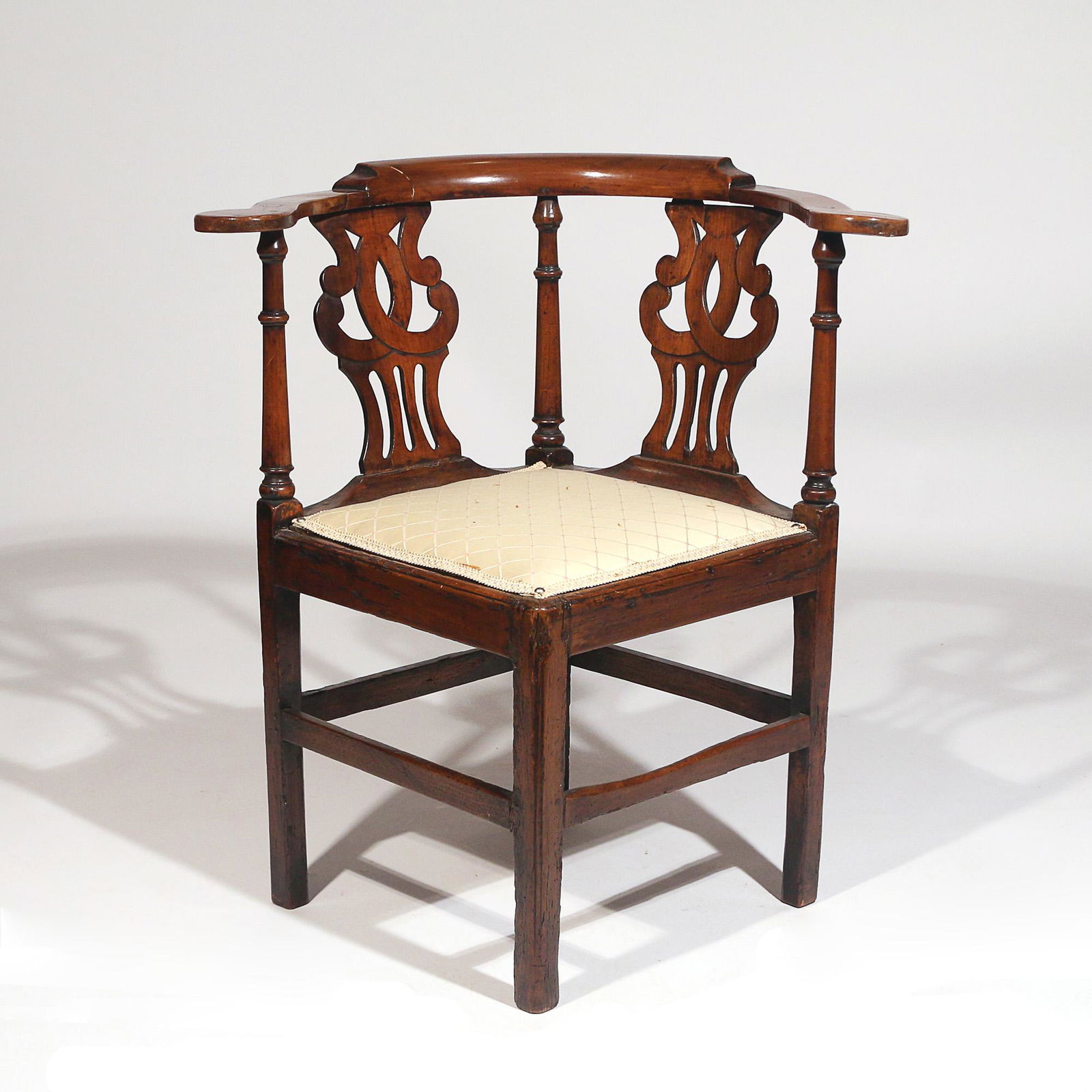 ANTIQUE GEORGIAN CORNER CHAIR (1 of 17)