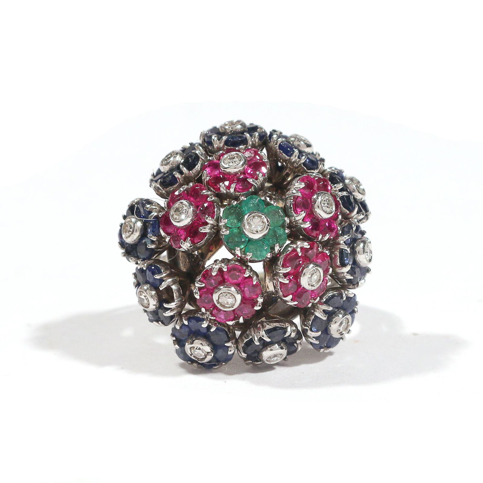 GEMSTONE & GOLD 'TUTTI-FRUTTI' RING EN TREMBLANT (1 of 5)