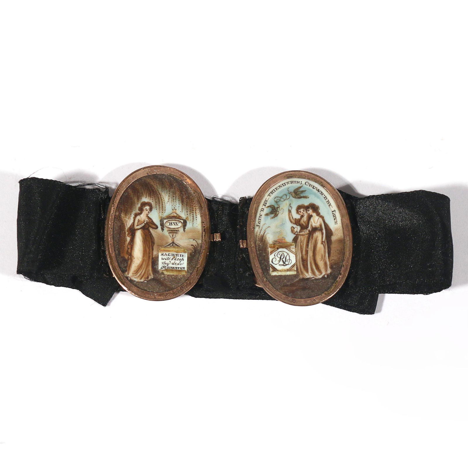 (2pc) VICTORIAN MOURNING BRACELETS (1 of 5)