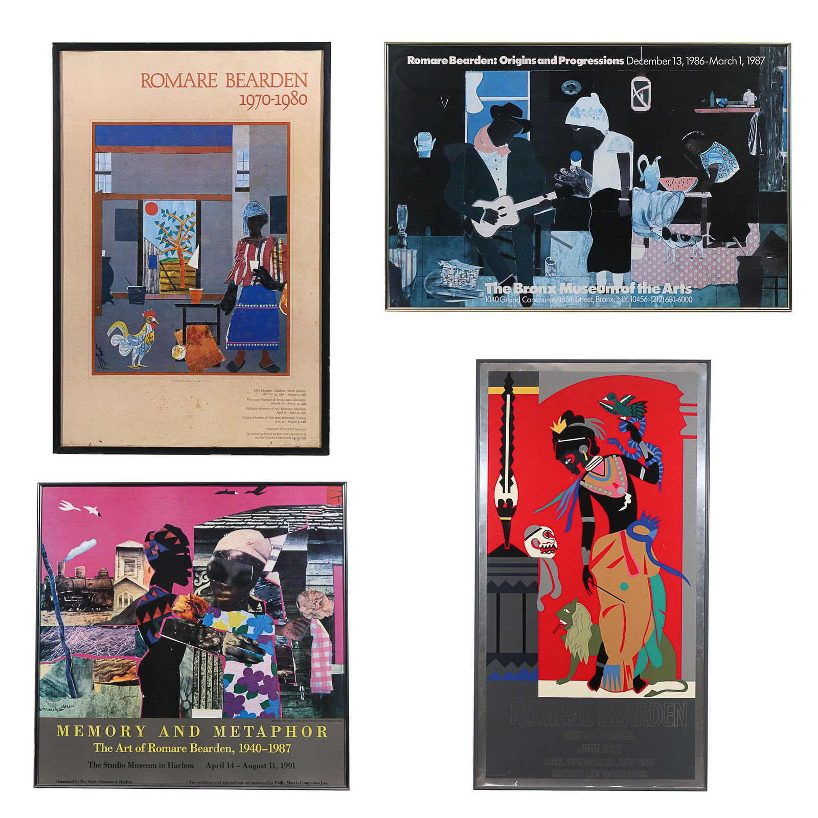 (4pc) ROMARE BEARDEN POSTERS (1 of 20)