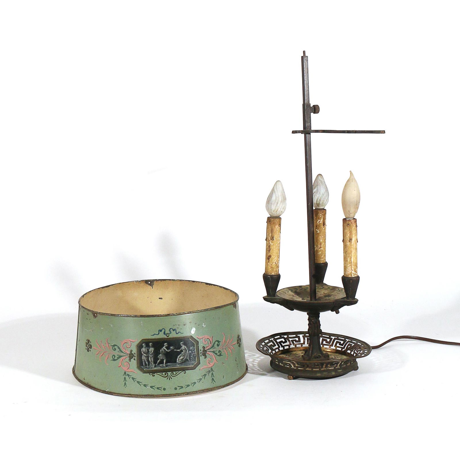 (3pc) MISC. EARLY DECORATIVE ITEMS (1 of 15)