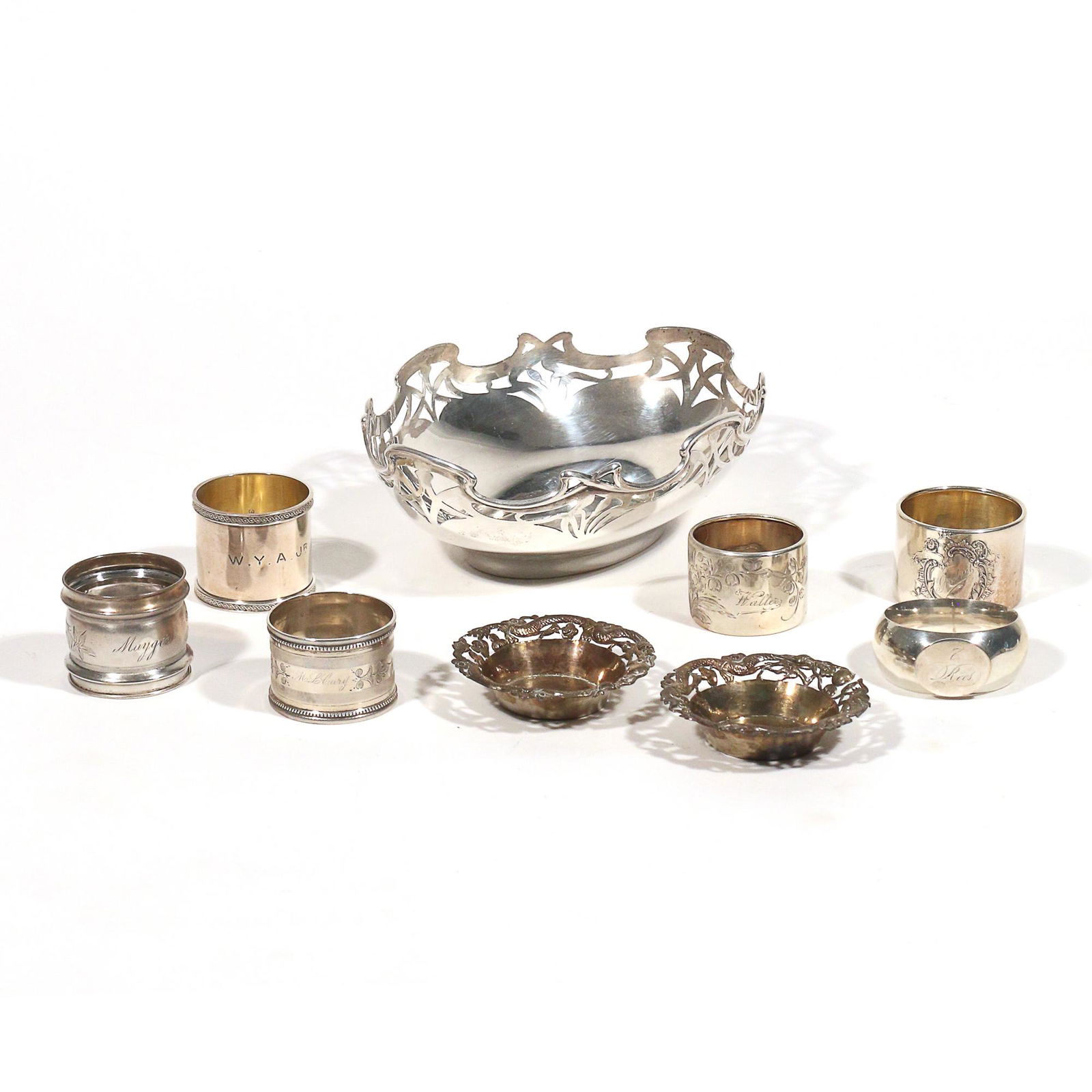 (9pc) MISC. STERLING & .800 SILVER (1 of 5)