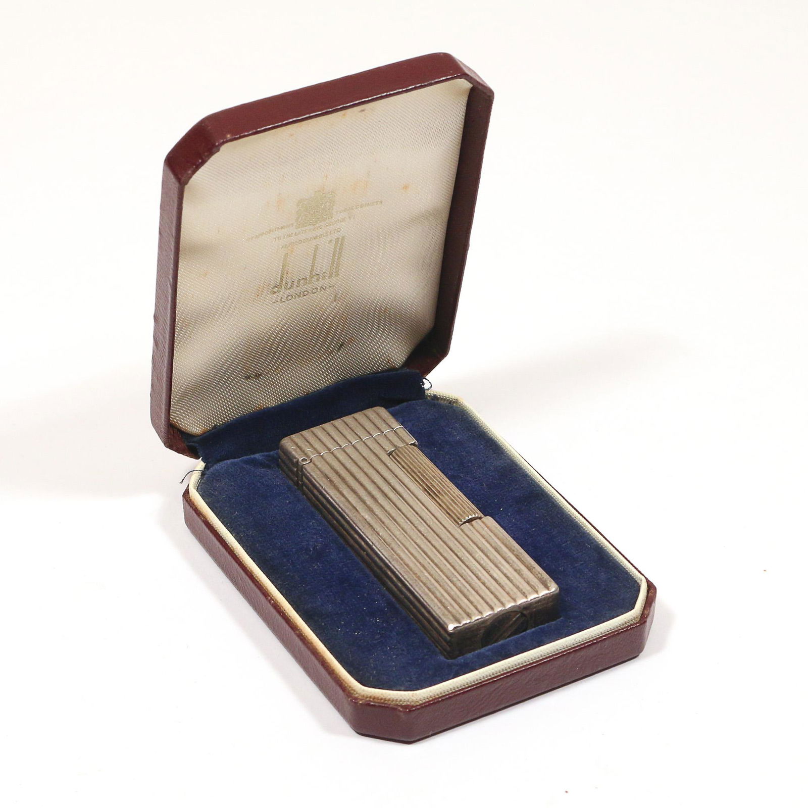 DUNHILL LONDON SILVERPLATED LIGHTER (1 of 5)