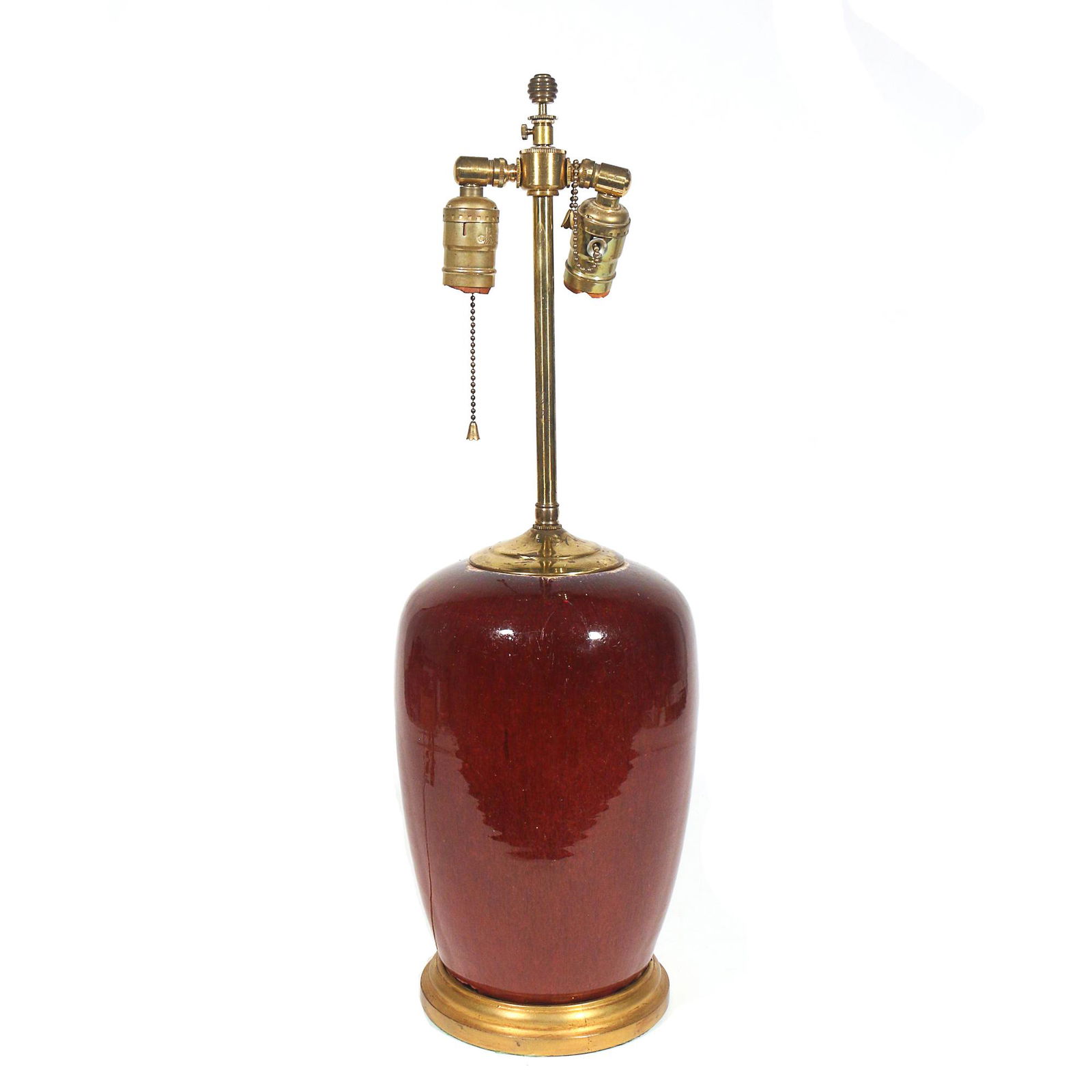 CHINESE JUANYAO GLAZED PORCELAIN VASE (1 of 6)