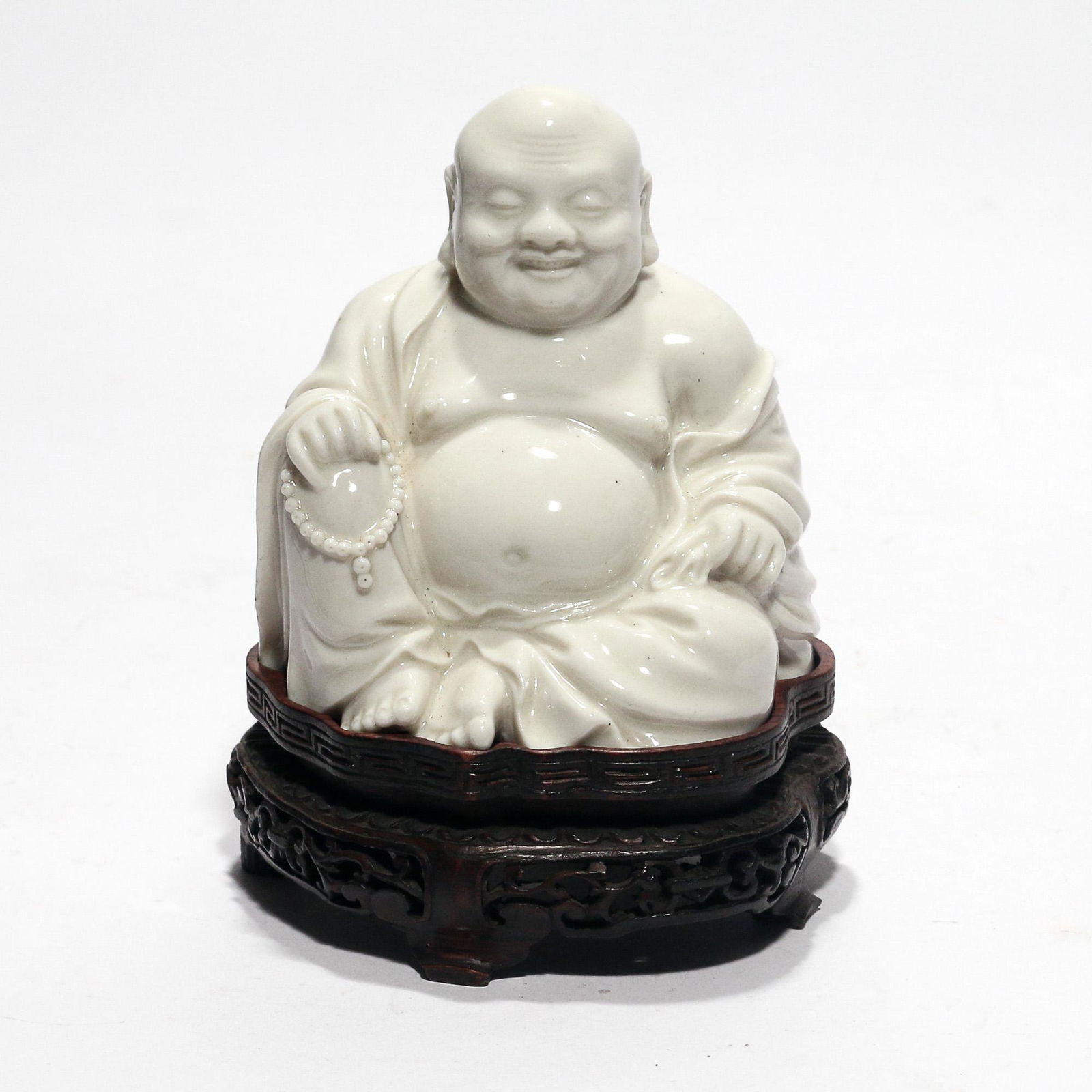 CHINESE DEHUA PORCELAIN FIGURE OF HOTEI (1 of 5)