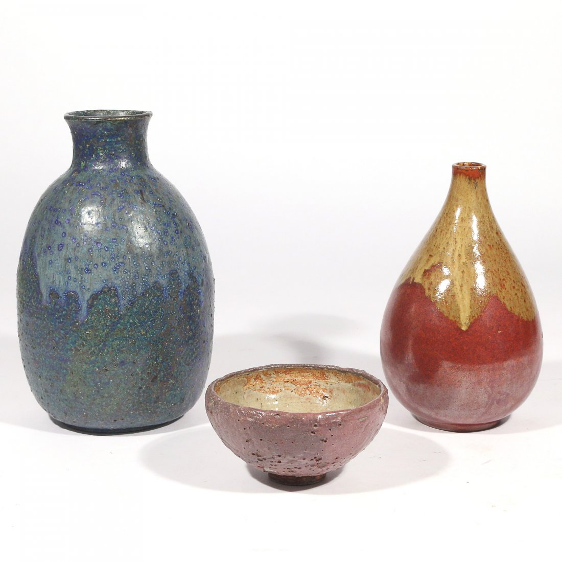 (3pc) VOLKMAR & OTHER STUDIO POTTERY (1 of 14)