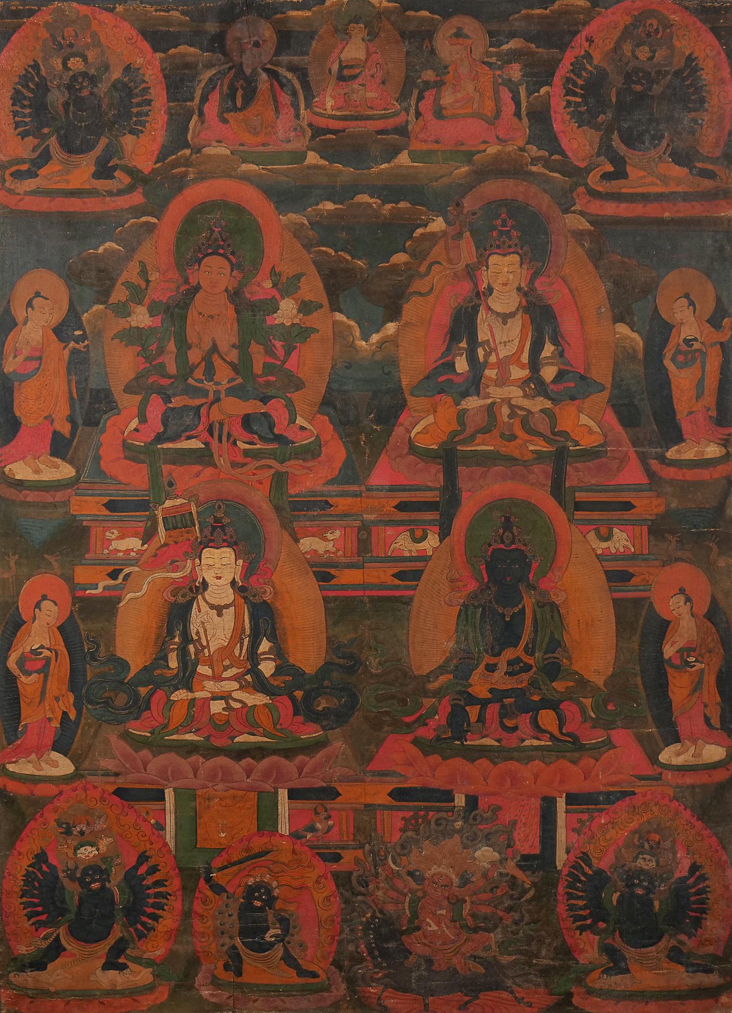 EARLY TIBETAN THANGKA (1 of 13)
