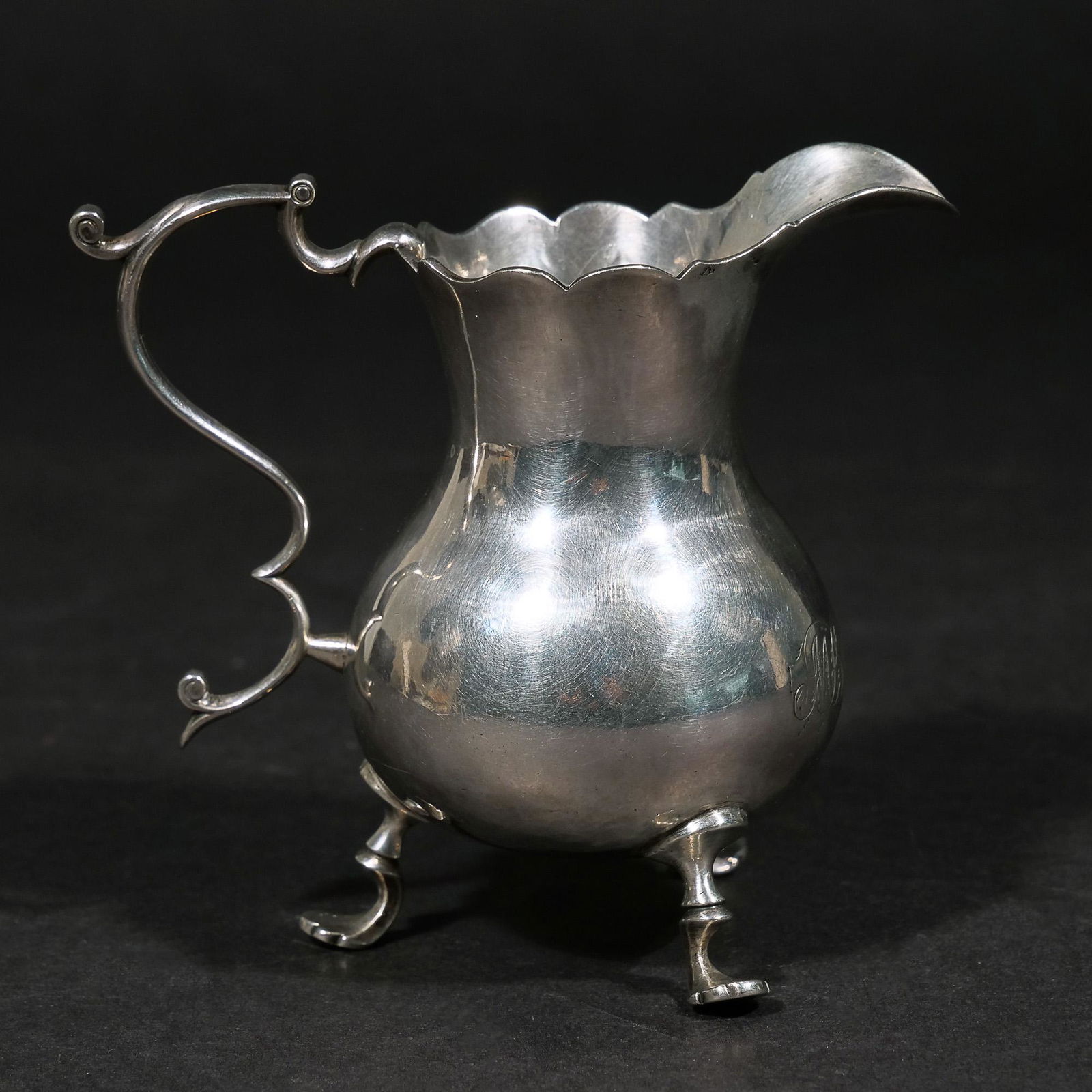 AMERICAN SILVER CREAMER, SAMUEL CASEY, RI (1 of 6)