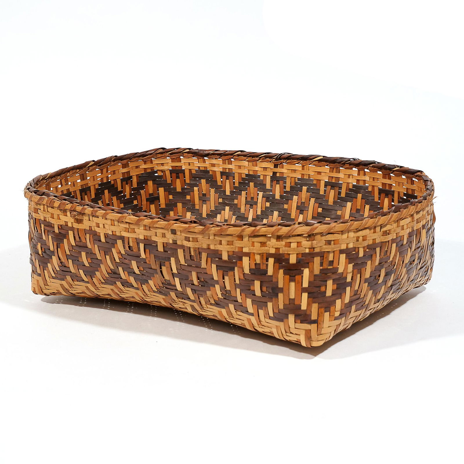 EVA WOLFE CHEROKEE RIVER CANE BASKET (1 of 8)
