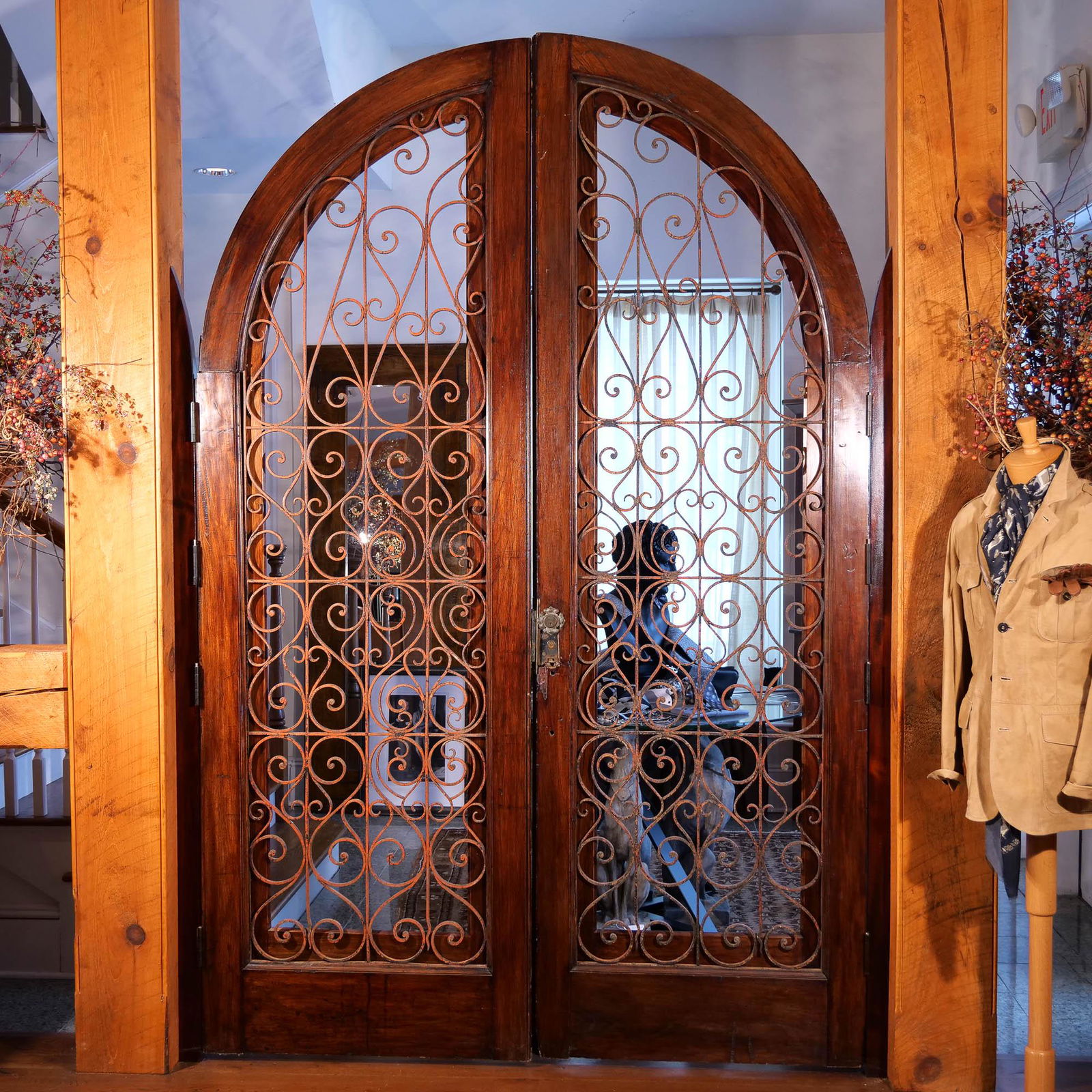 PAIR MONUMENTAL SPANISH GARDEN DOORS (1 of 6)