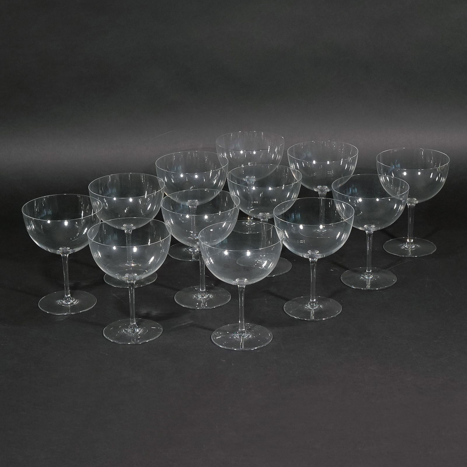 (12pc) BACCARAT CRYSTAL GLASSES (1 of 5)
