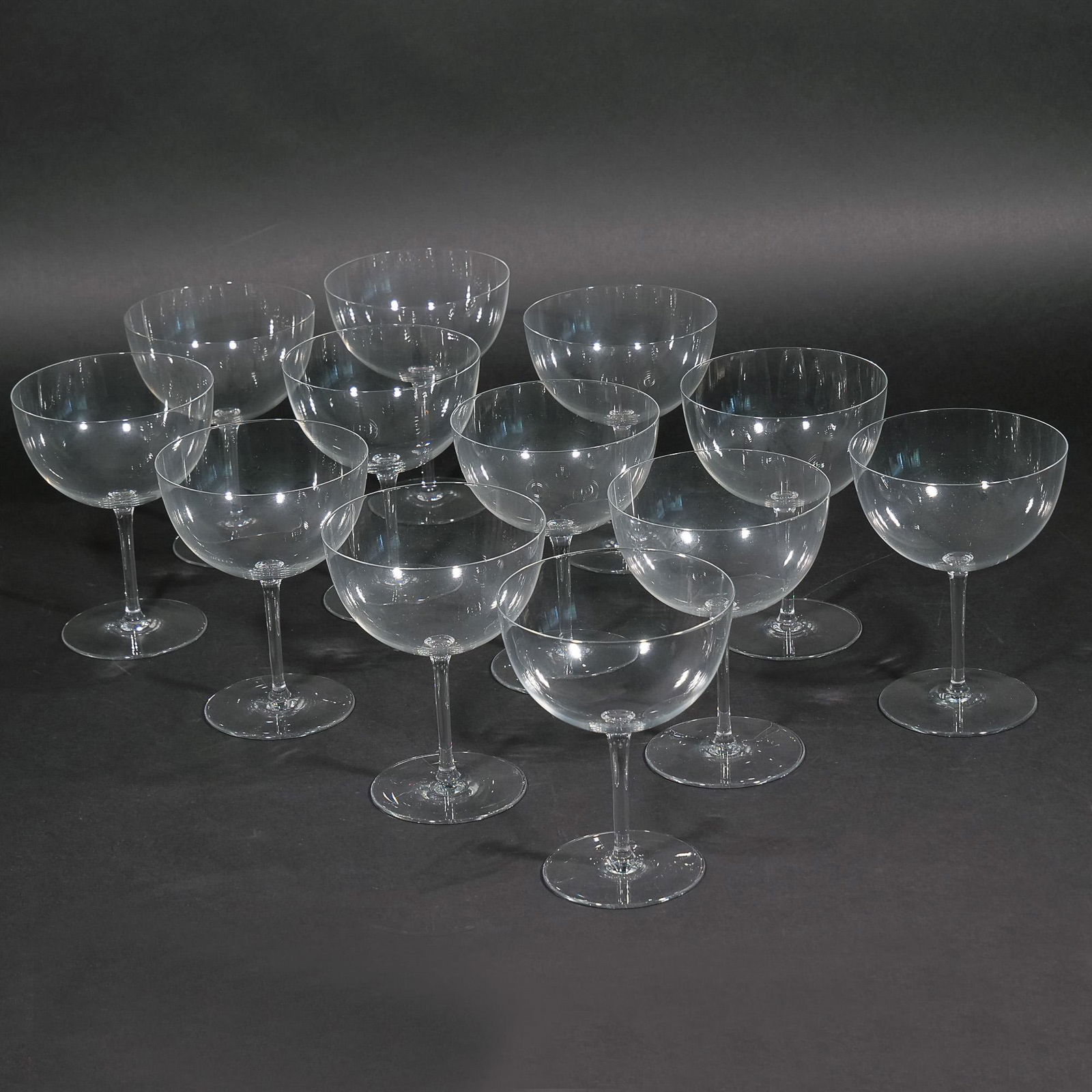 (12pc) BACCARAT CRYSTAL GLASSES (1 of 3)