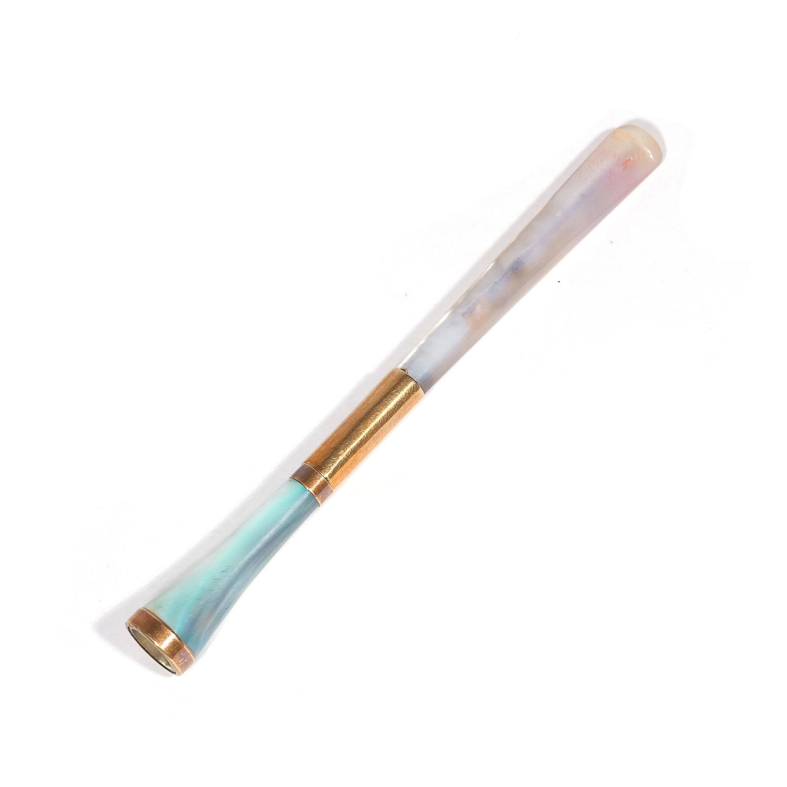 DIPLOMAT, LONDON 14k GOLD & PEARL CIGARETTE HOLDER (1 of 5)