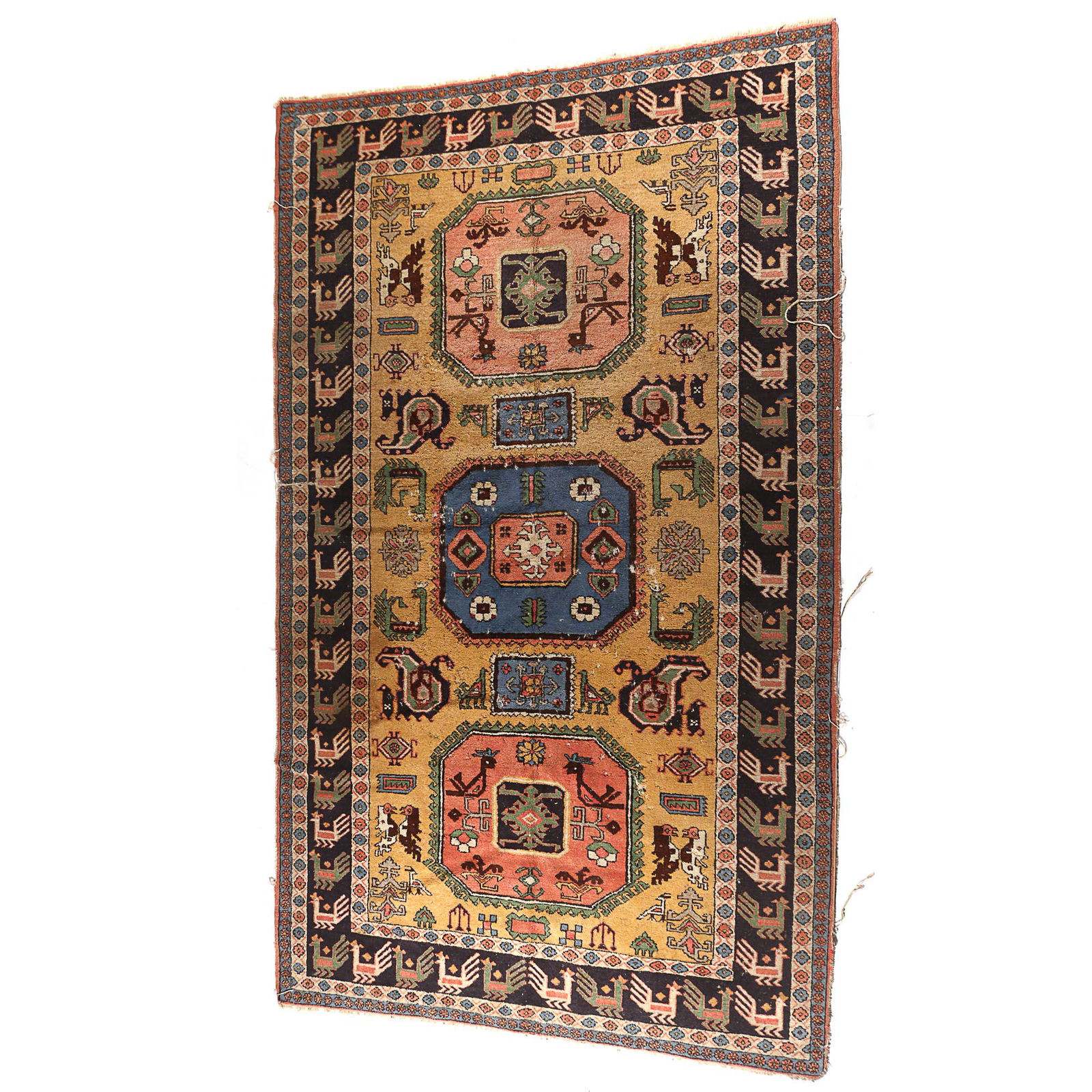 ANTIQUE CAUCASIAN CARPET (1 of 9)