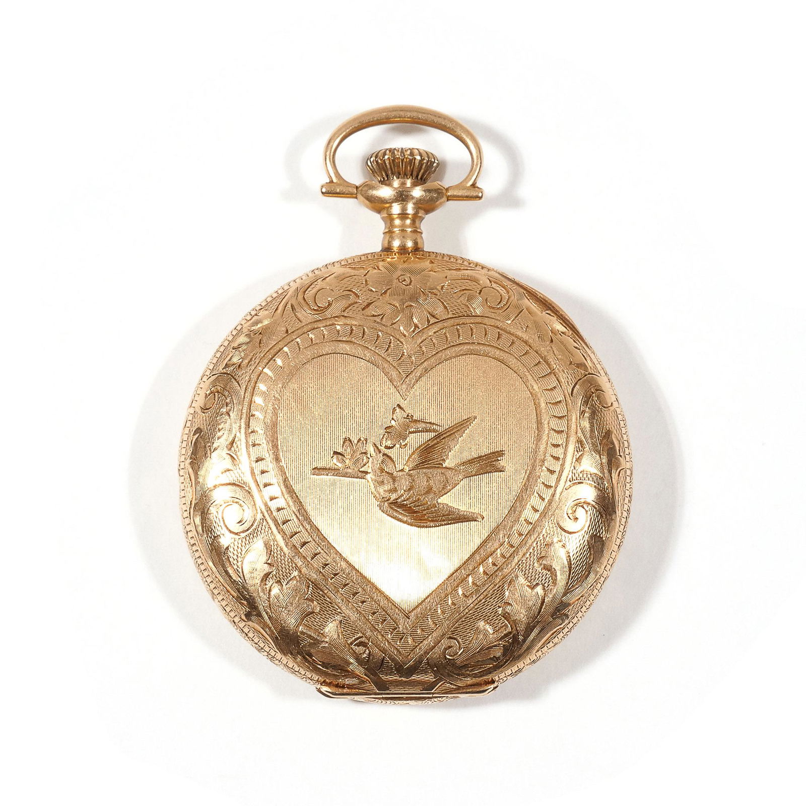 14KYG ELGIN MEN'S CLOSED FACE POCKETWATCH (1 of 7)