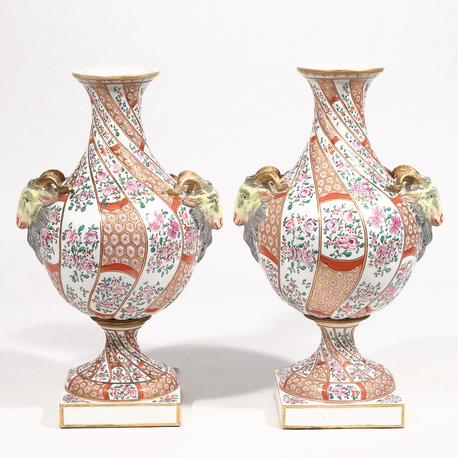 PAIR 19th CENTURY SAMSONWARE JARS (1 of 12)