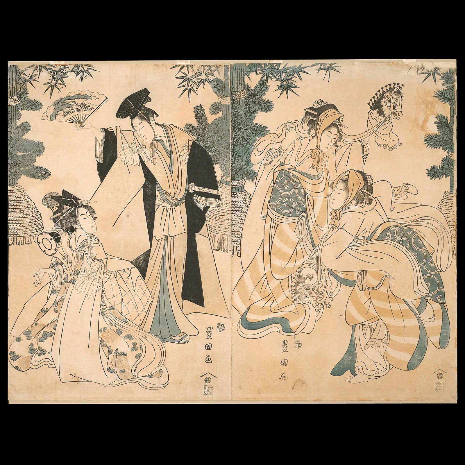 UTAGAWA TOYOKUNI I (Japanese, 1769-1825) (1 of 12)
