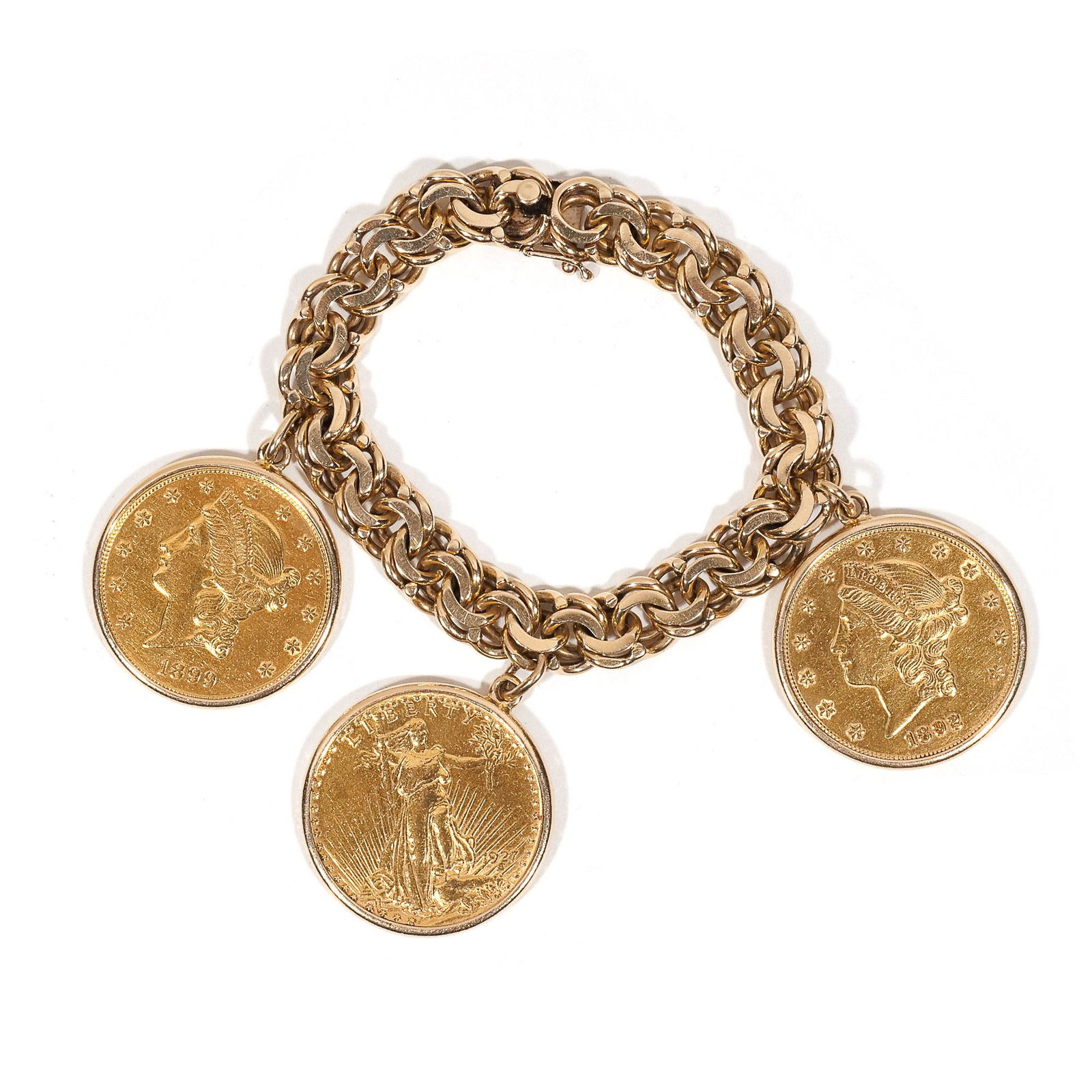 $20 GOLD COIN 14k BRACELET (1 of 9)