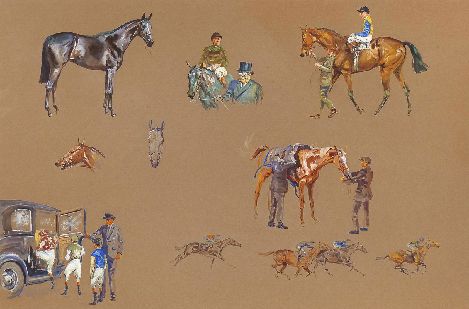 MICHAEL LYNE (British, 1912-1989) (1 of 8)