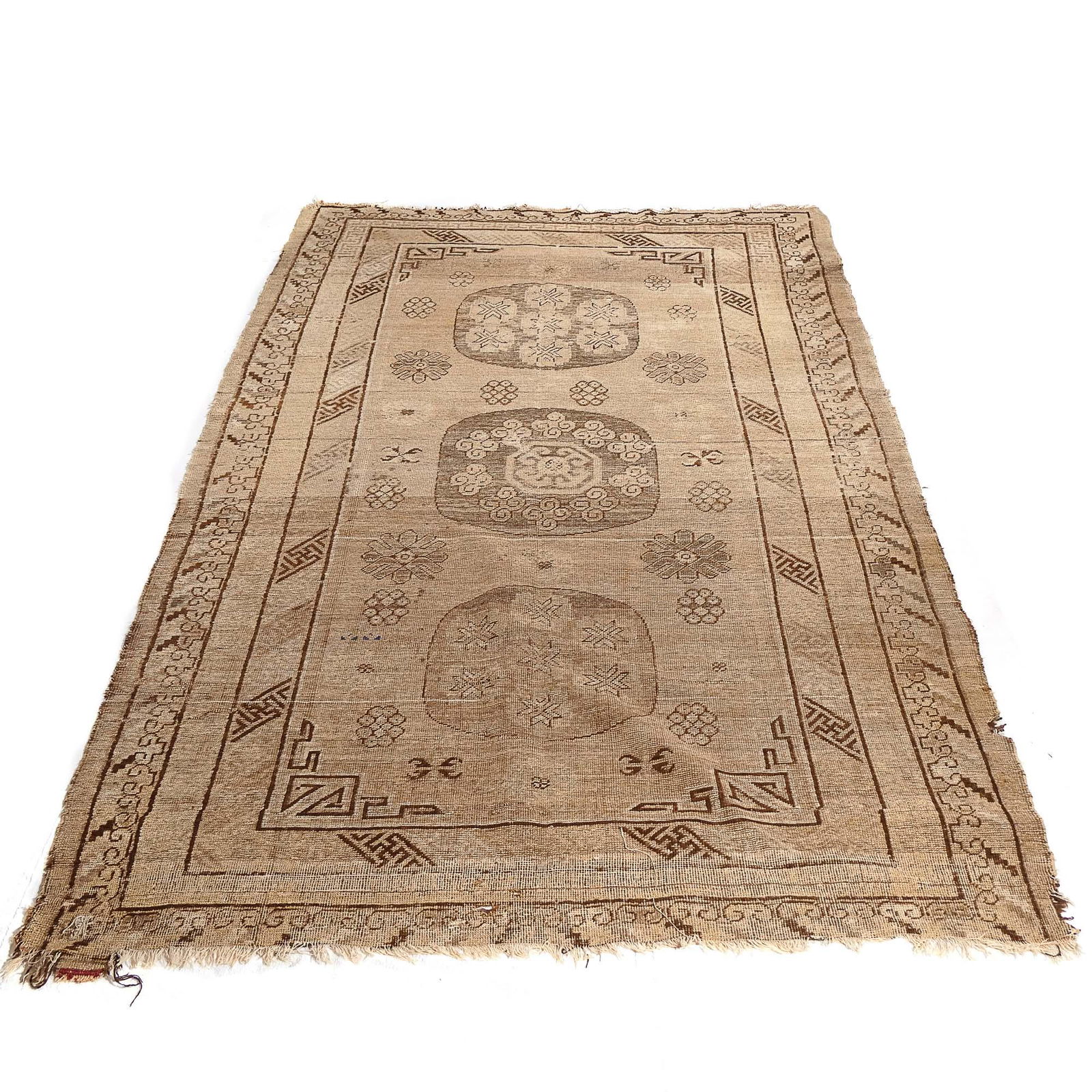 EARLY 20th CENTURY OUSHAK TURKISH CARPET (1 of 9)