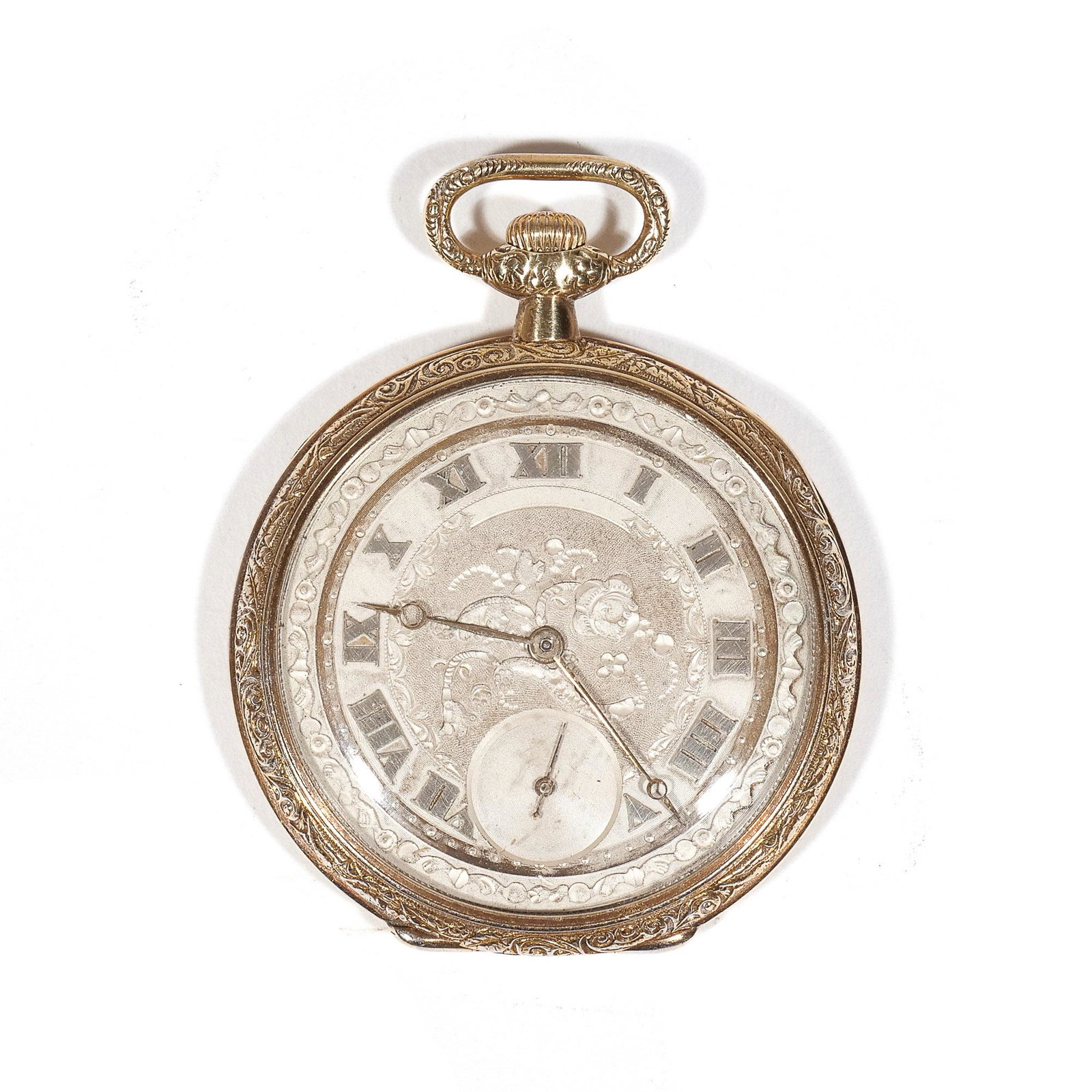 14k GOLD GRUEN POCKET WATCH (1 of 9)