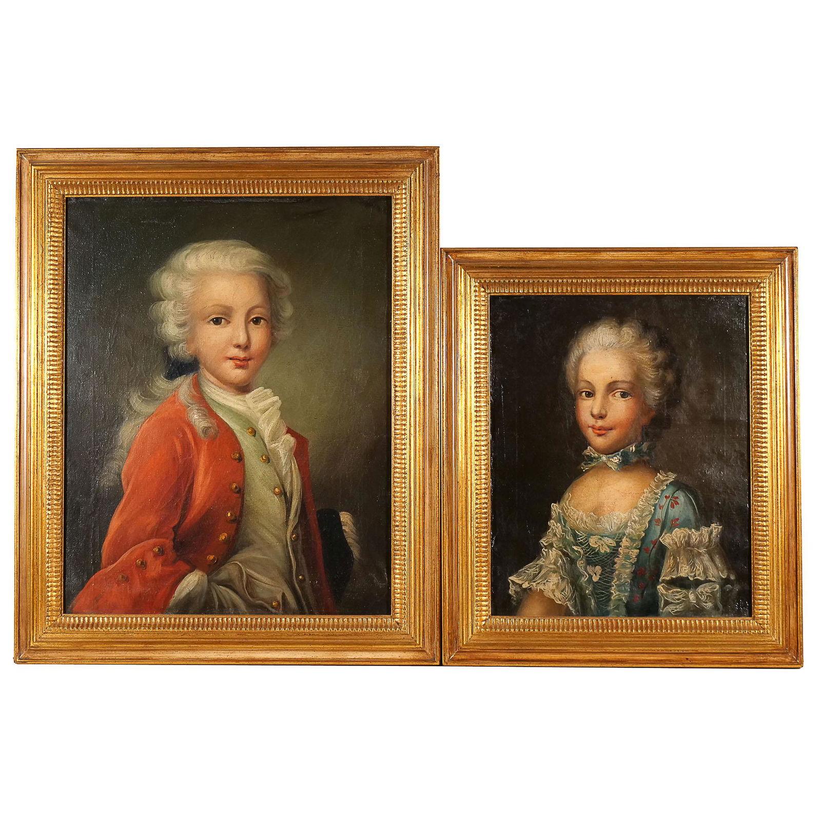 (2pc) CONTINENTAL SCHOOL (Early 19th Century) (1 of 13)