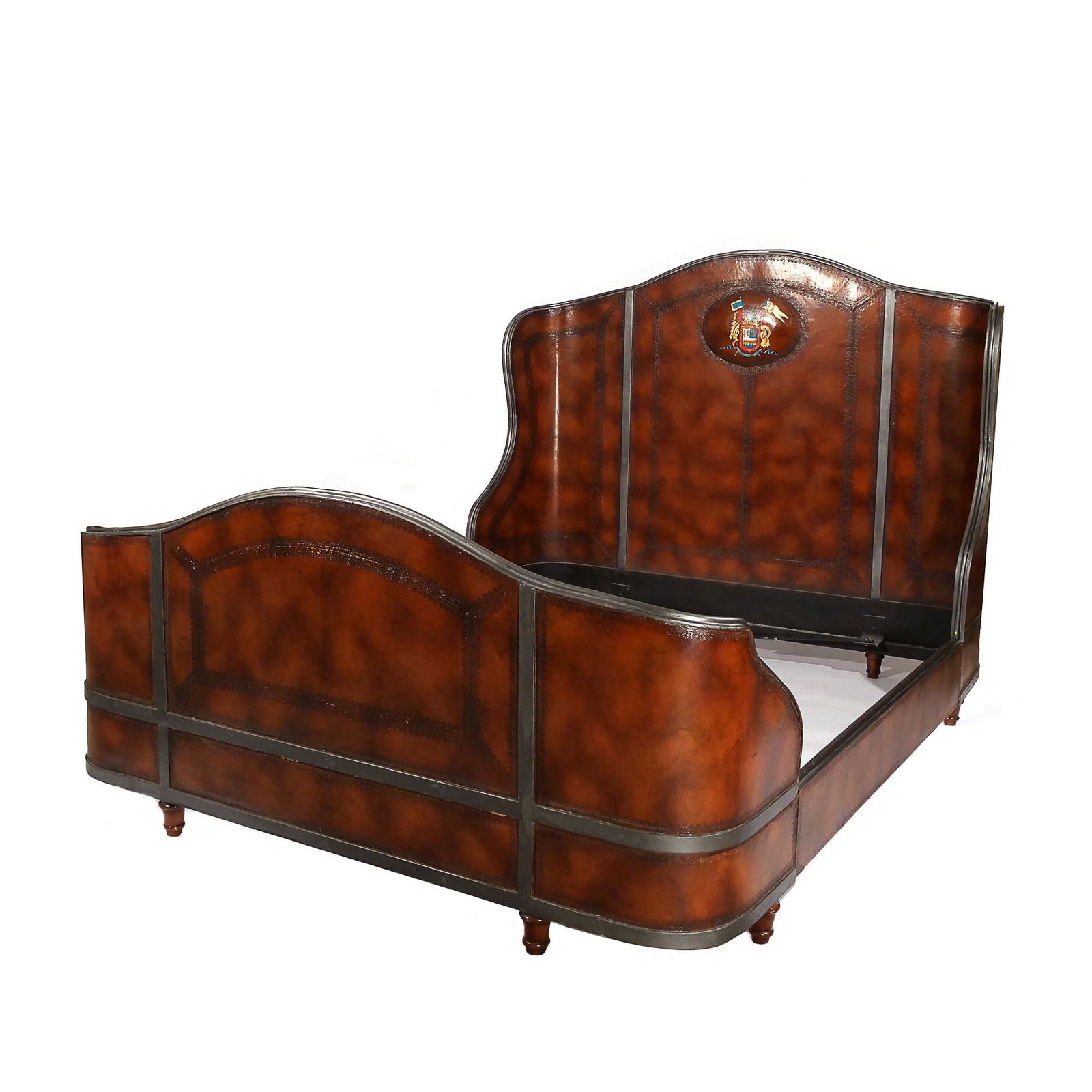 MAITLAND SMITH LEATHER BED (1 of 8)