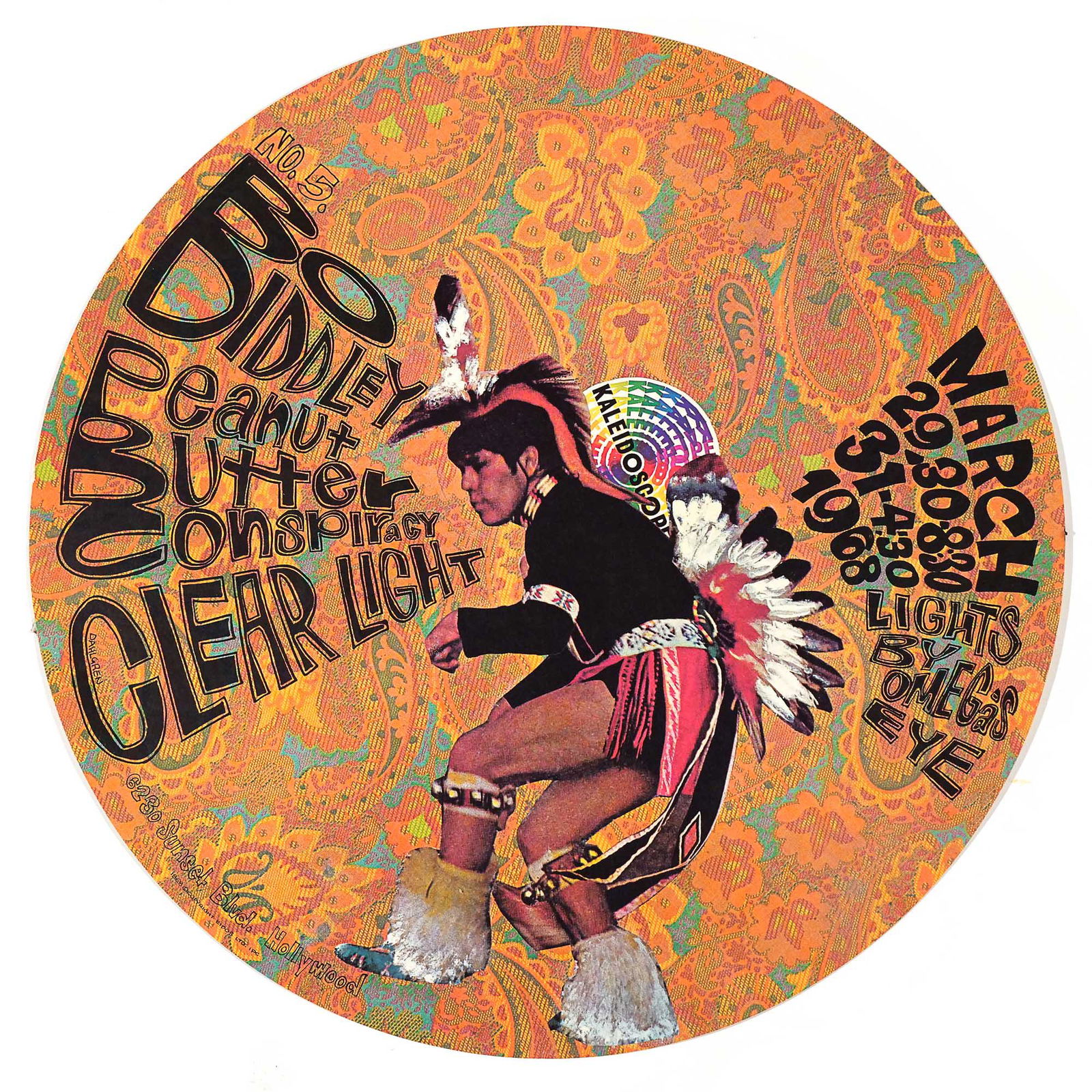 KALEIDOSCOPE CLUB POSTER: PEANUT BUTTER CONSPIRACY (1 of 7)