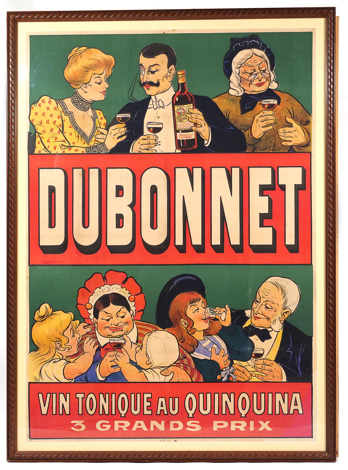 EUGENE OGE (French, 1861-1936), DUBONNET POSTER (1 of 6)