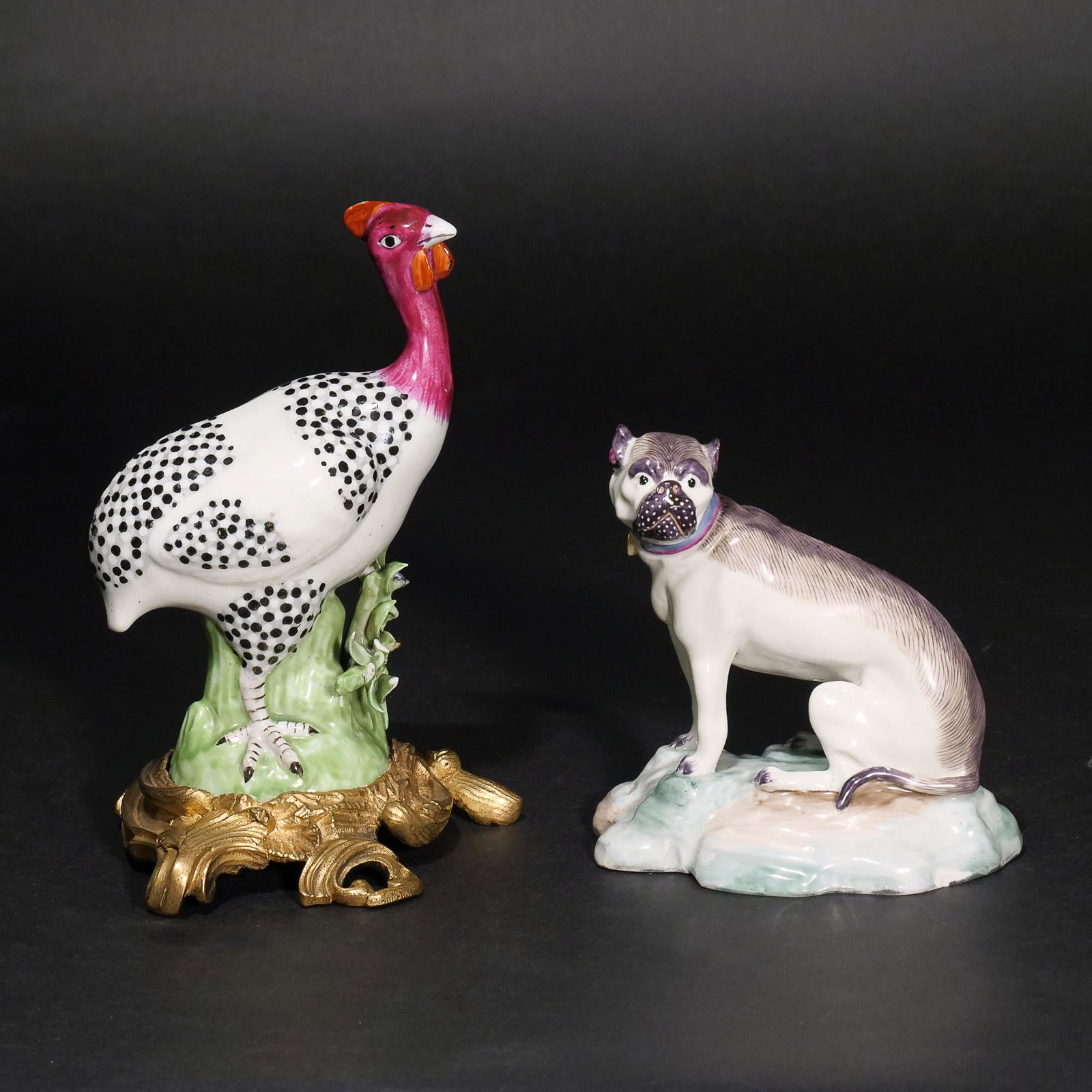 (2pc) PORCELAIN FIGURES (1 of 8)