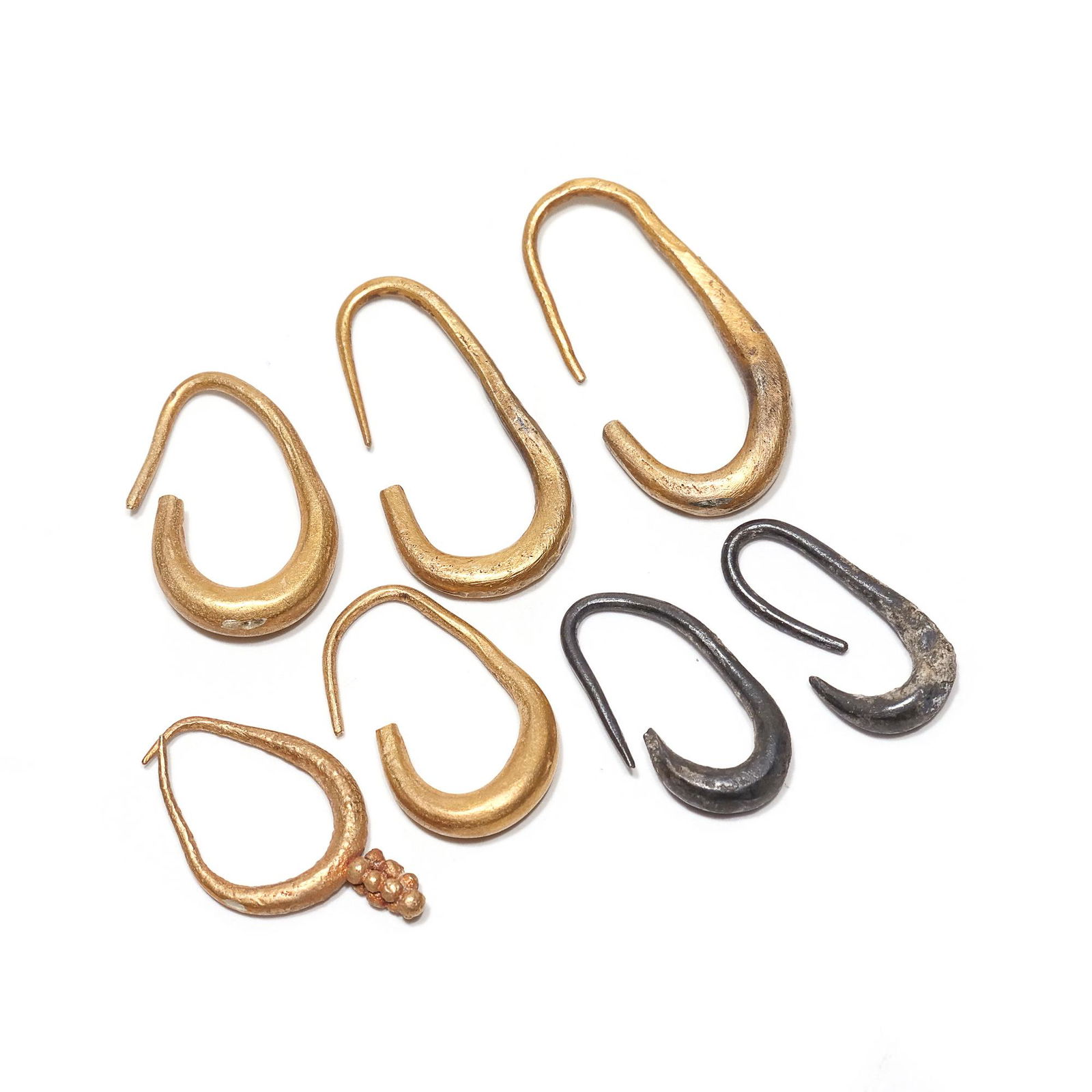 (7pc) ANCIENT / BYZANTINE 14k & OTHER EARRINGS (1 of 4)