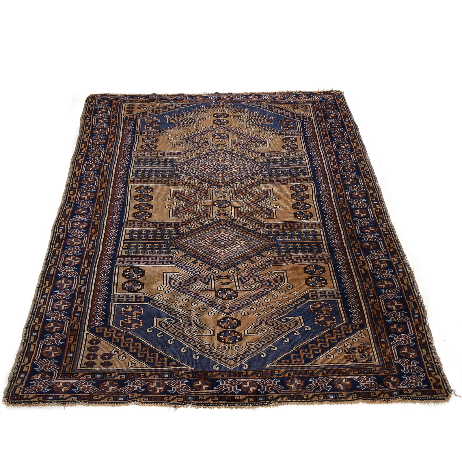 EARLY 20th CENTURY CAUCASIAN RUG (1 of 9)