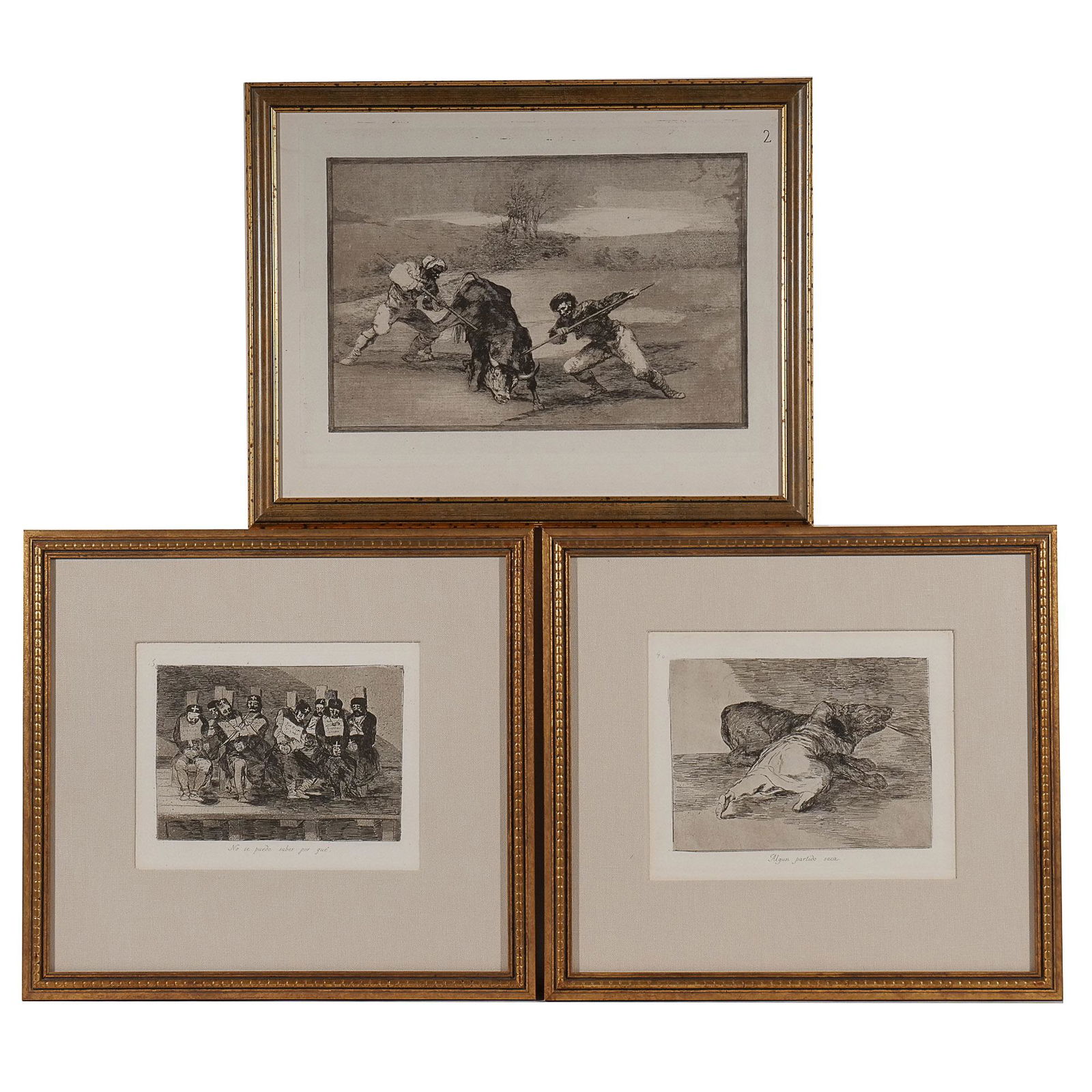 (3pc) FRANCISCO de GOYA (Spanish, 1746-1828) (1 of 11)
