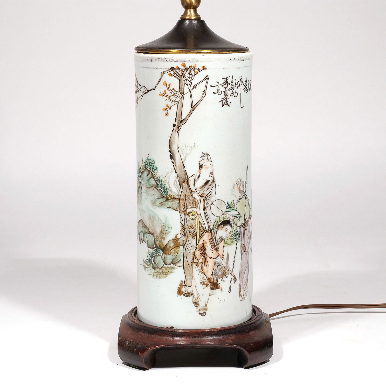 CHINESE PORCELAIN LAMP (1 of 5)
