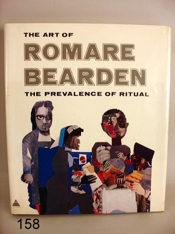 158) 3-PCS.: "ART OF ROMARE BEARDEN, THE PREVALENCE OF : OF RITUAL" W/DEDICATION BYARTIST AND D. 1973 W/DJ; HARD COVERED CATALOG ACA GALLERIES W/DJ & DEDICATION BY THE WIFE OF ARTIST; CATALOG 1970-1980 ROMARE BEARDEN EXHIBIT MINT MUSEUM OF ART CHARLOTTE, N.