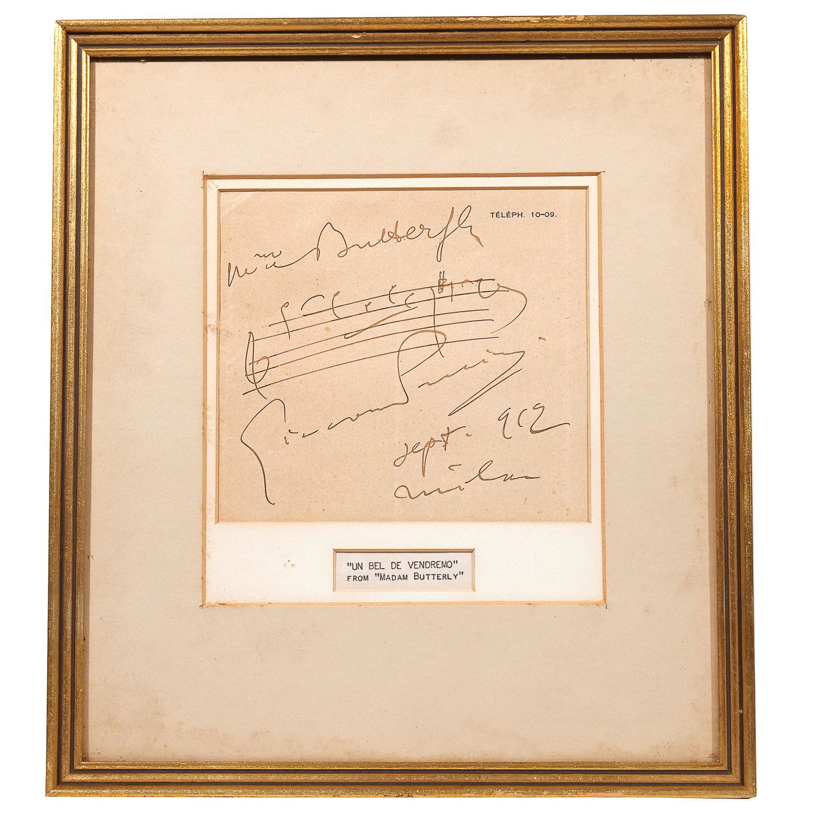 GIACOMO PUCCINI (1858-1924) (1 of 5)