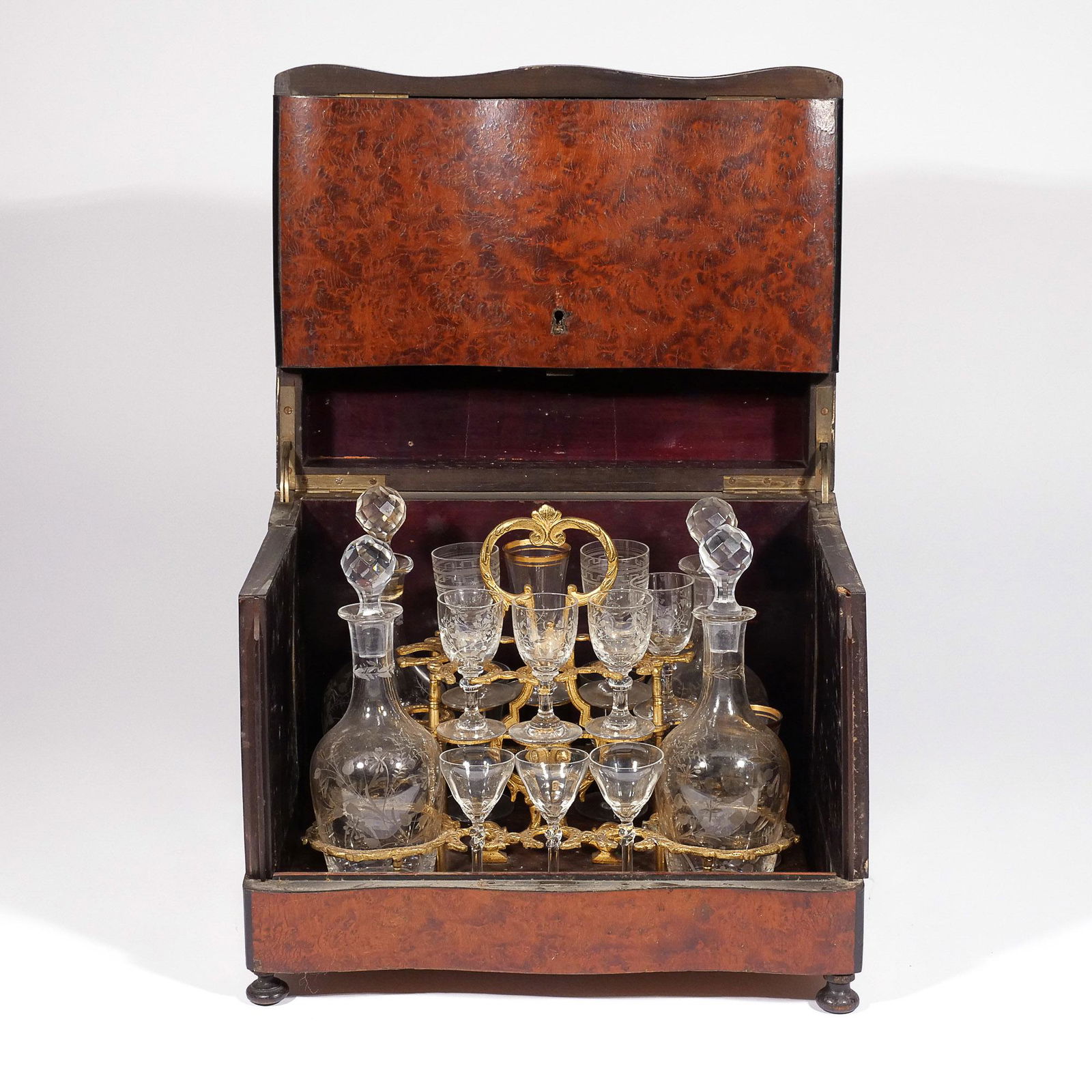 LATE 19th/EARLY 20th CENTURY BURLWOOD TANTALUS (1 of 11)